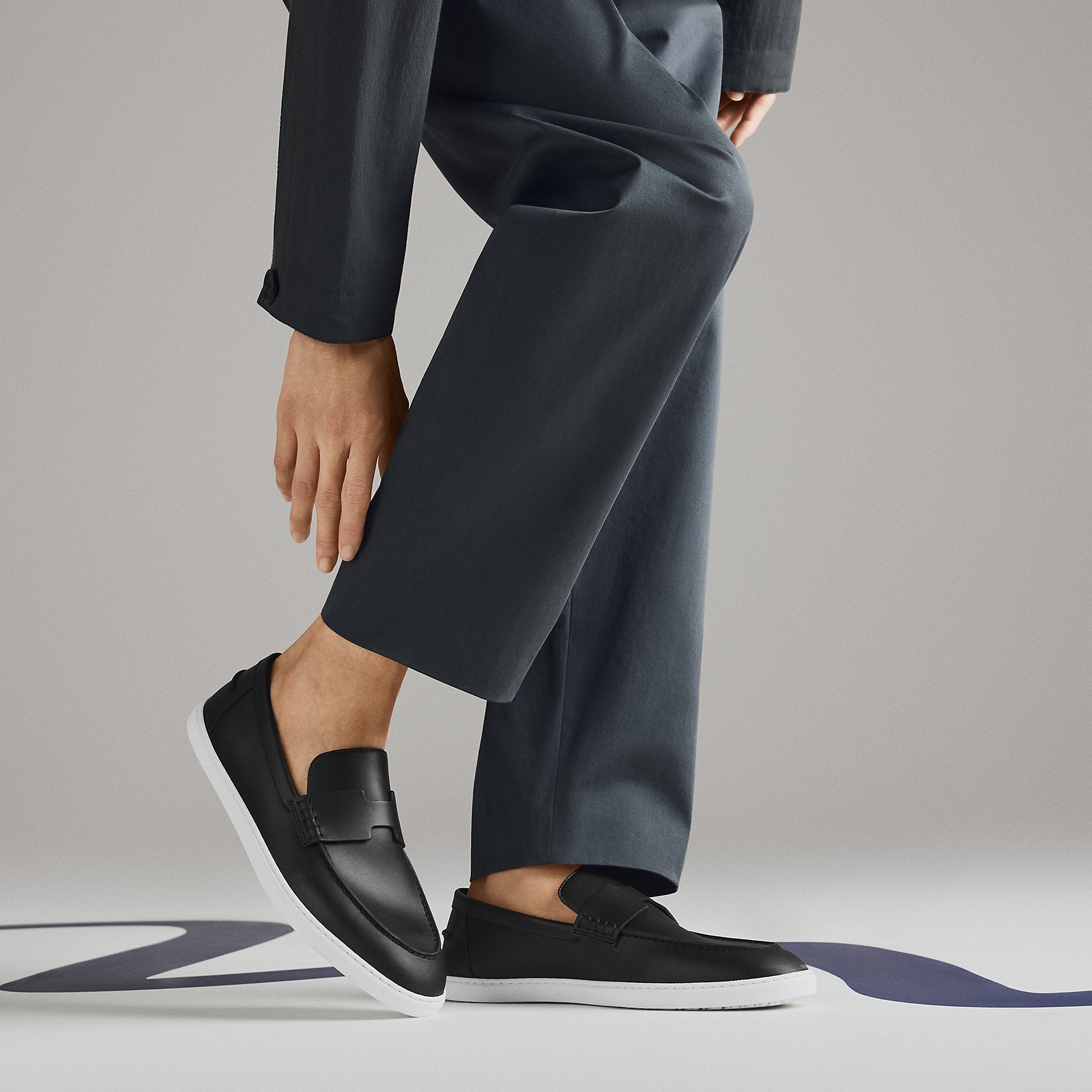 Hermes Job Loafer Noir