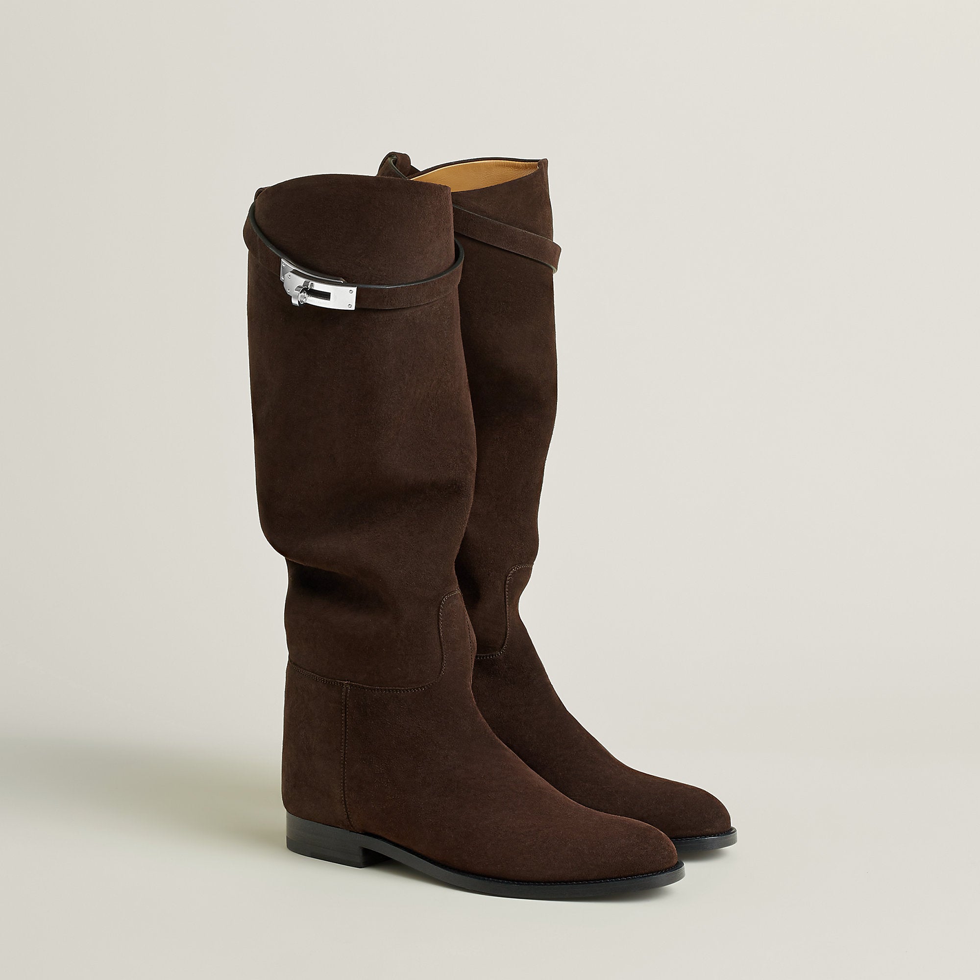 Hermes Jumping Supple Boot Marron Bne