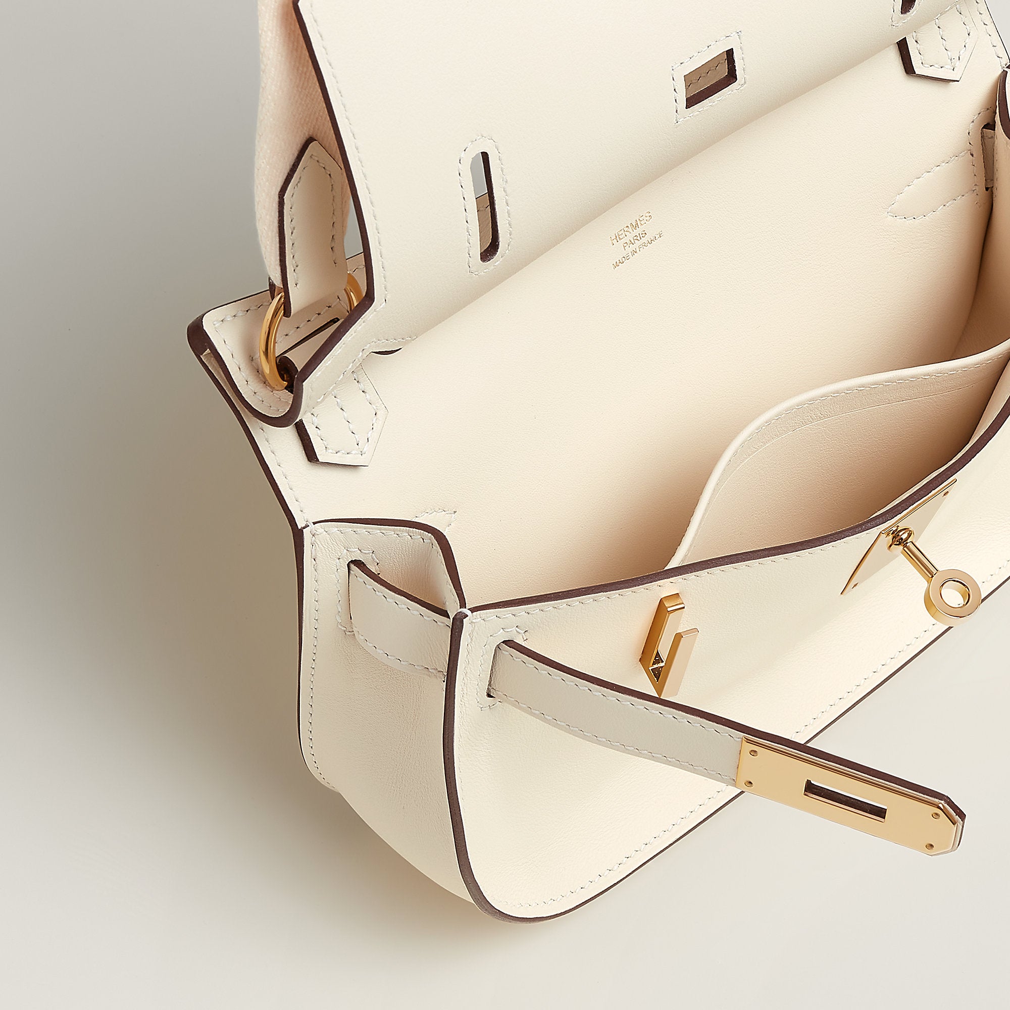 Hermes Jypsiere Mini Bag Nata