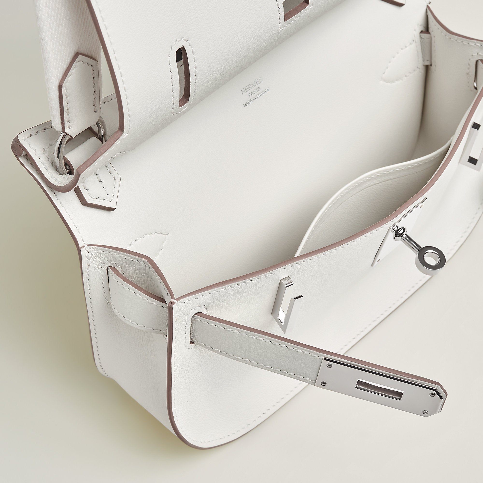 Hermes Jypsiere Mini Bag Gris Ple