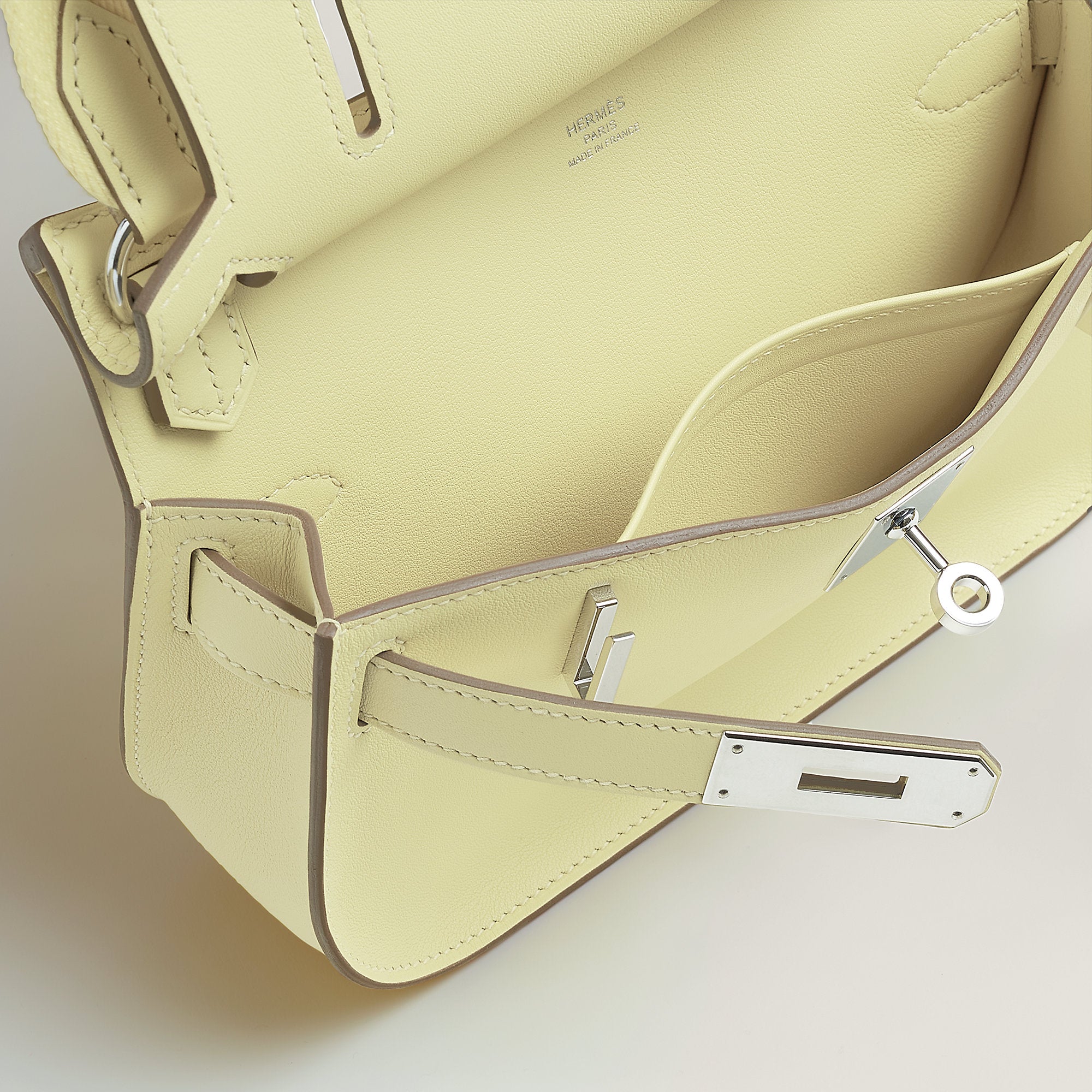 Hermes Jypsiere Mini Bag Jaune Milton