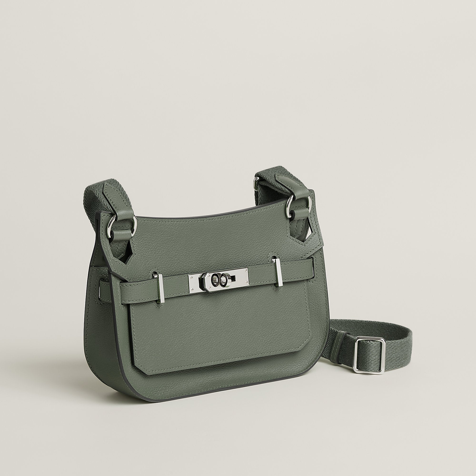 Hermes Jypsiere Mini Bag Vert Amande