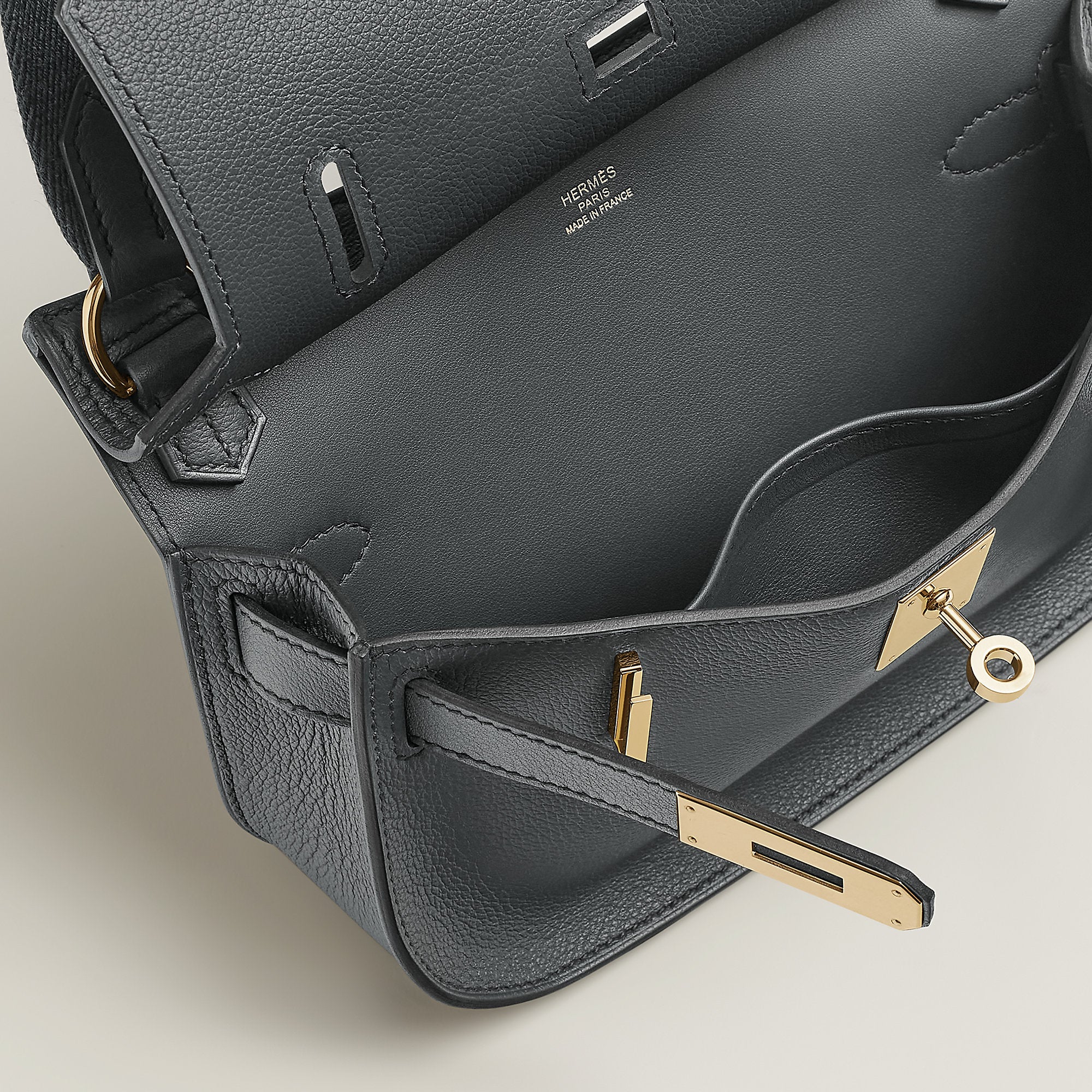 Hermes Jypsiere Mini Bag Gris Misty