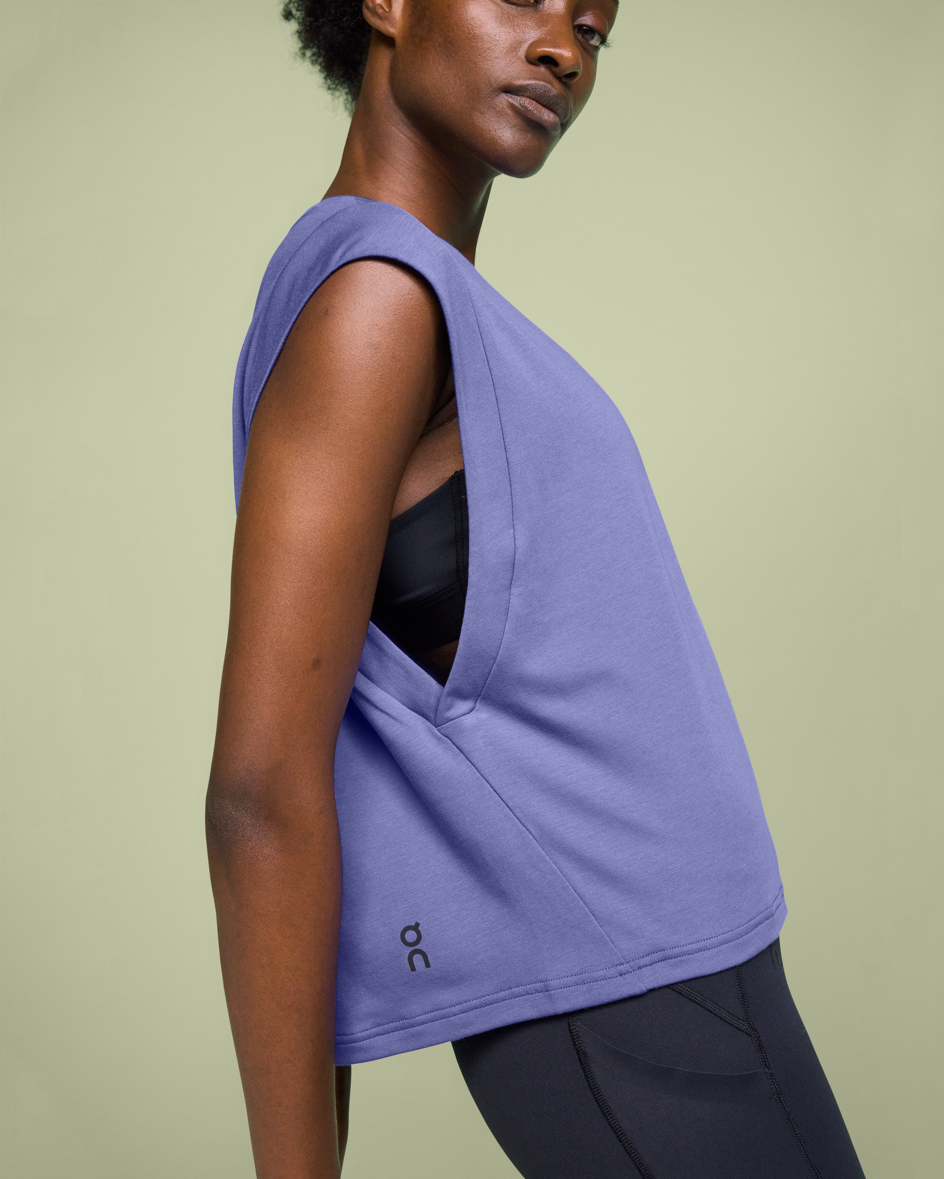 On Focus Crop Blueberry (Women'S)