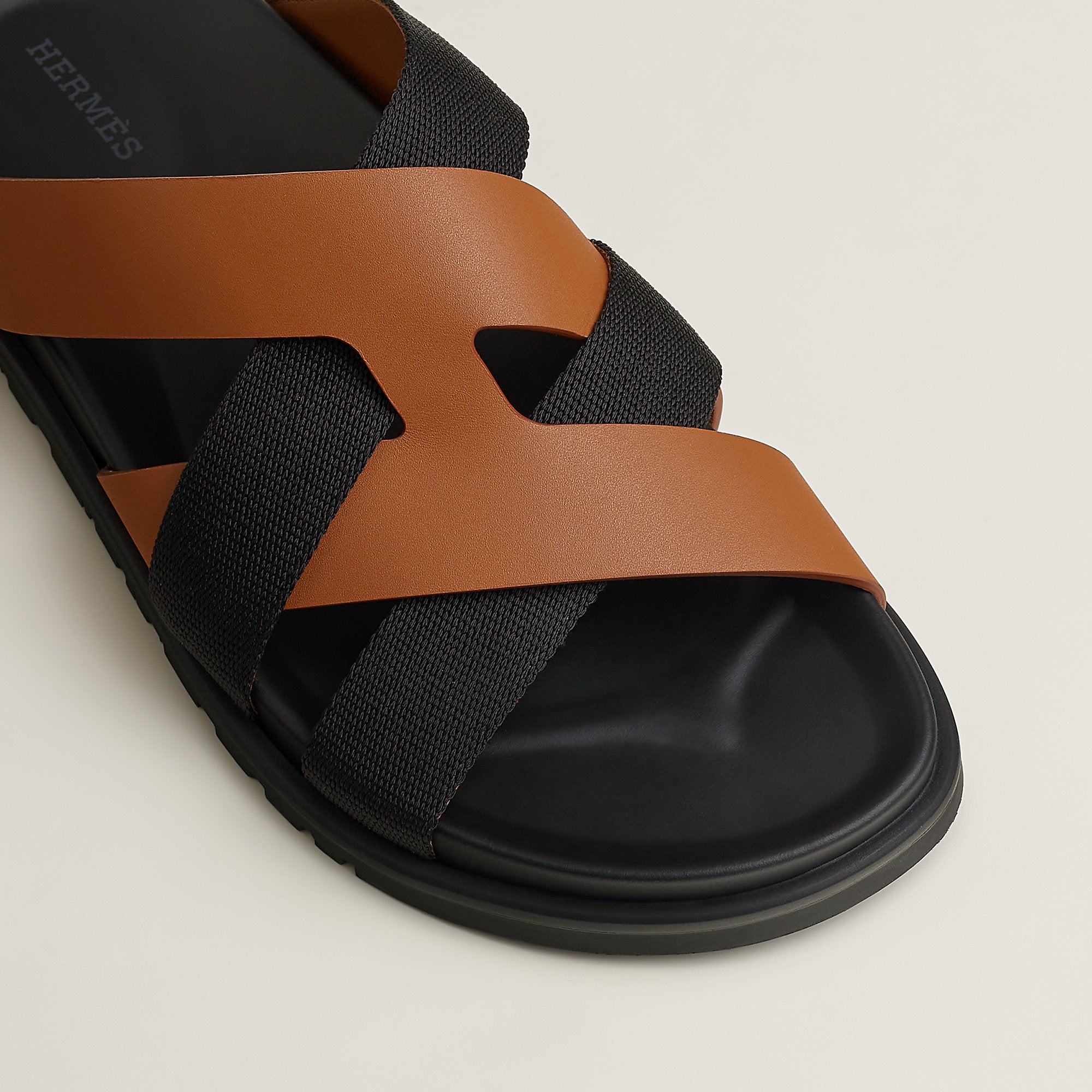Hermes Kazimir Sandal Noir
