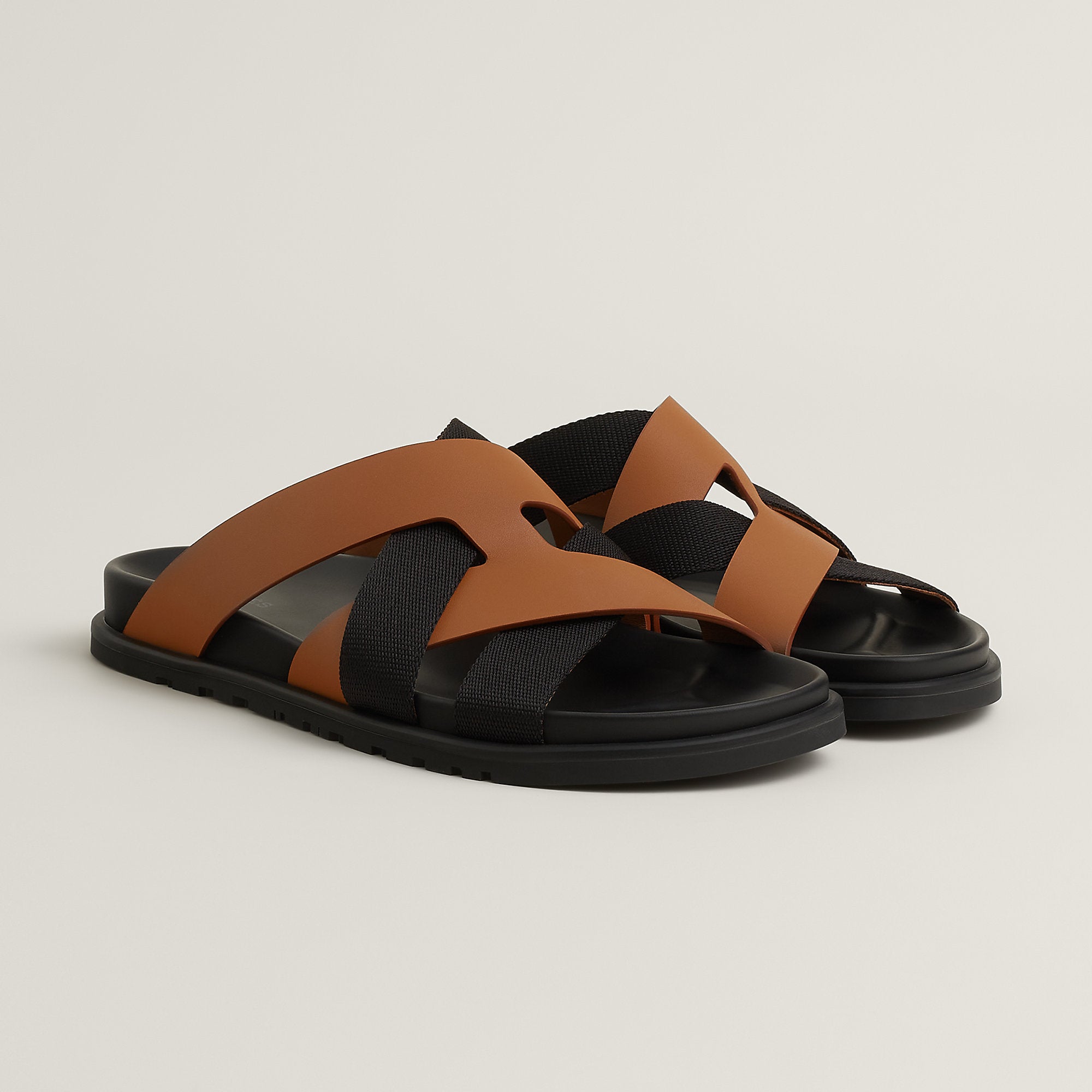 Hermes Kazimir Sandal Noir