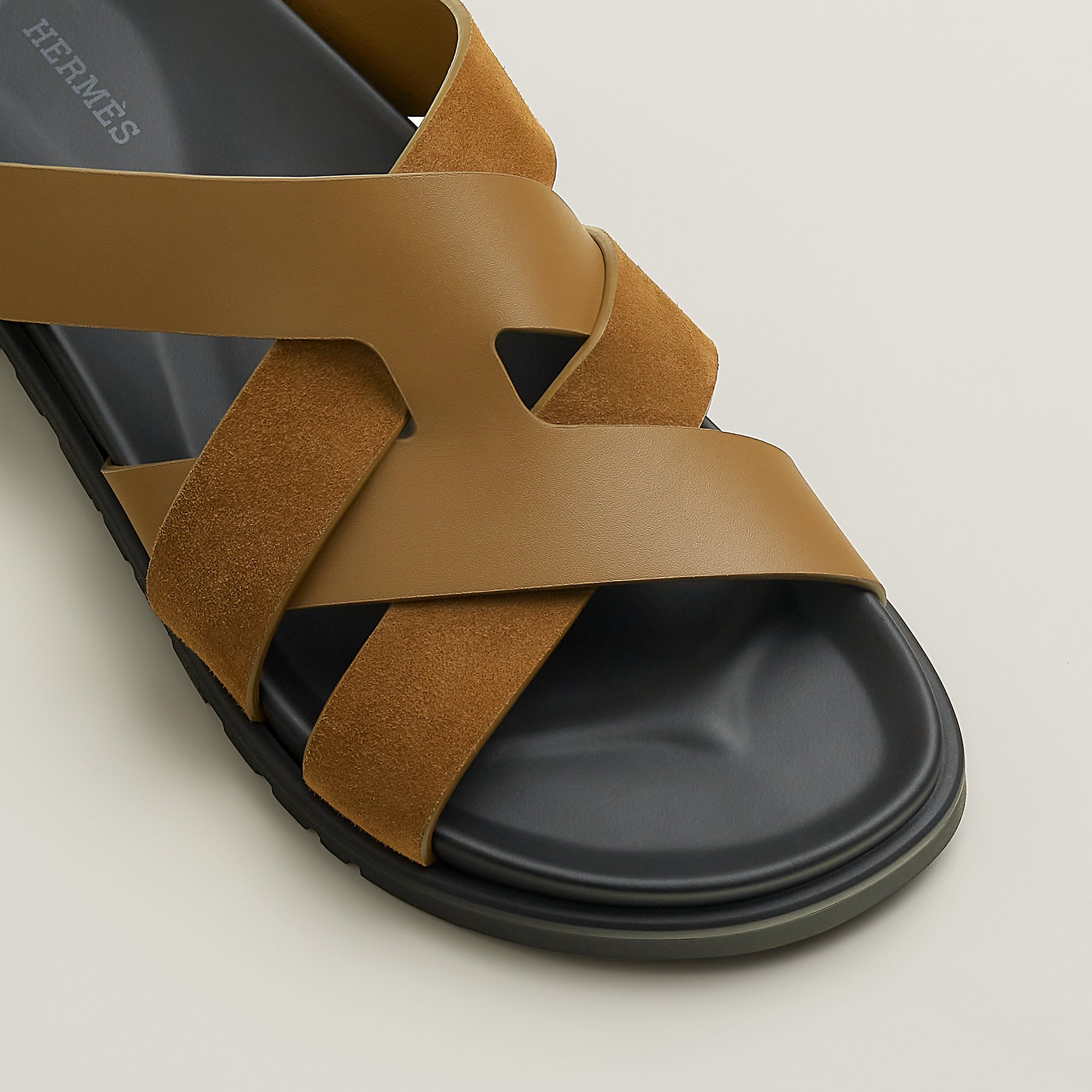Hermes Kazimir Sandal Noir