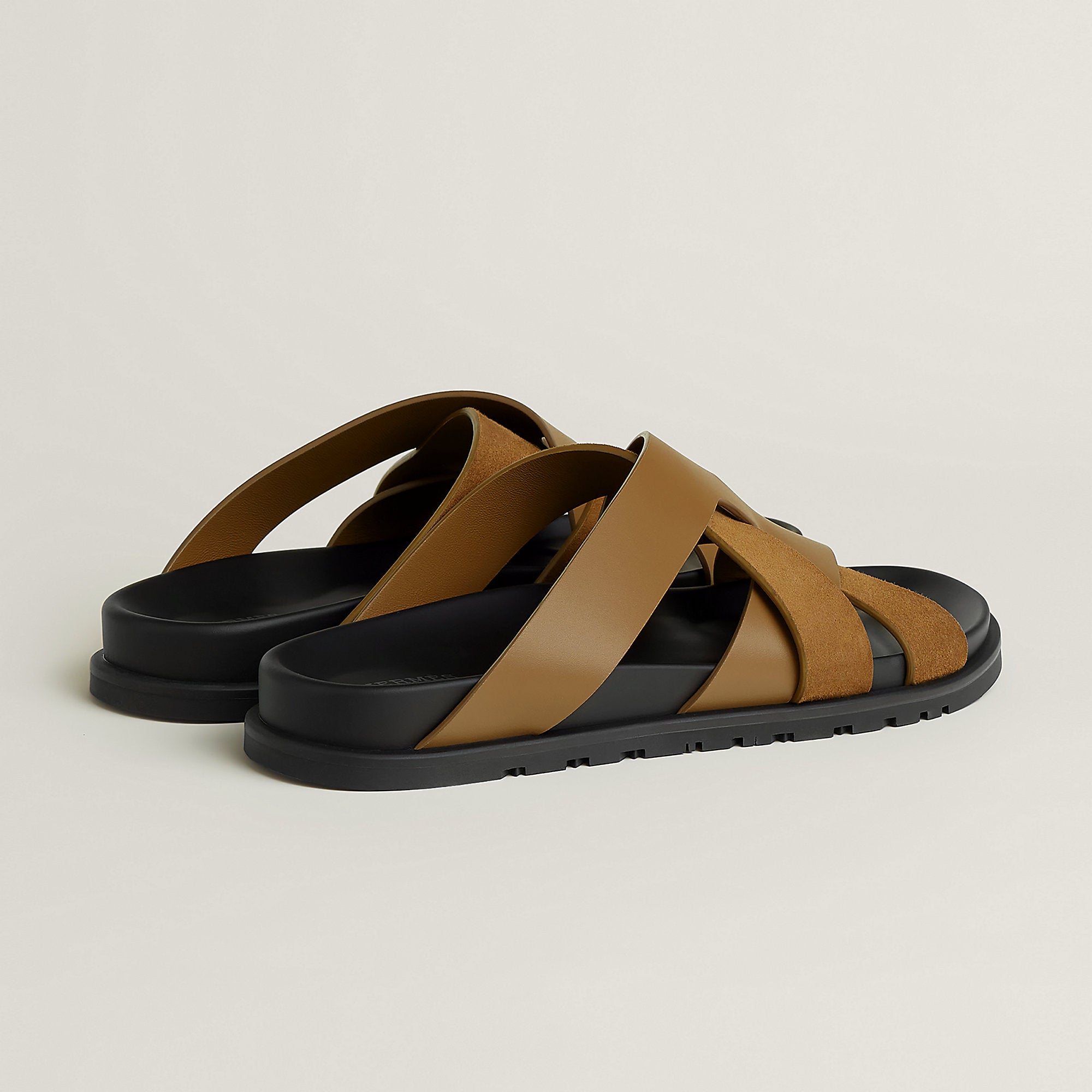 Hermes Kazimir Sandal Noir