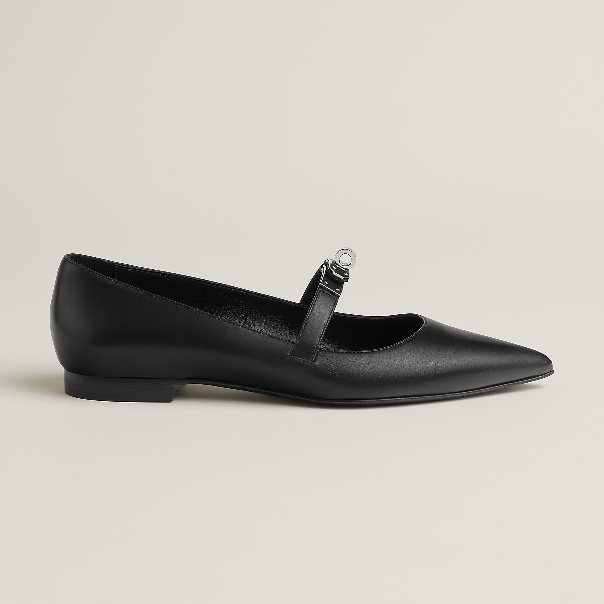 Hermes Kelly Ballet Flat Noir