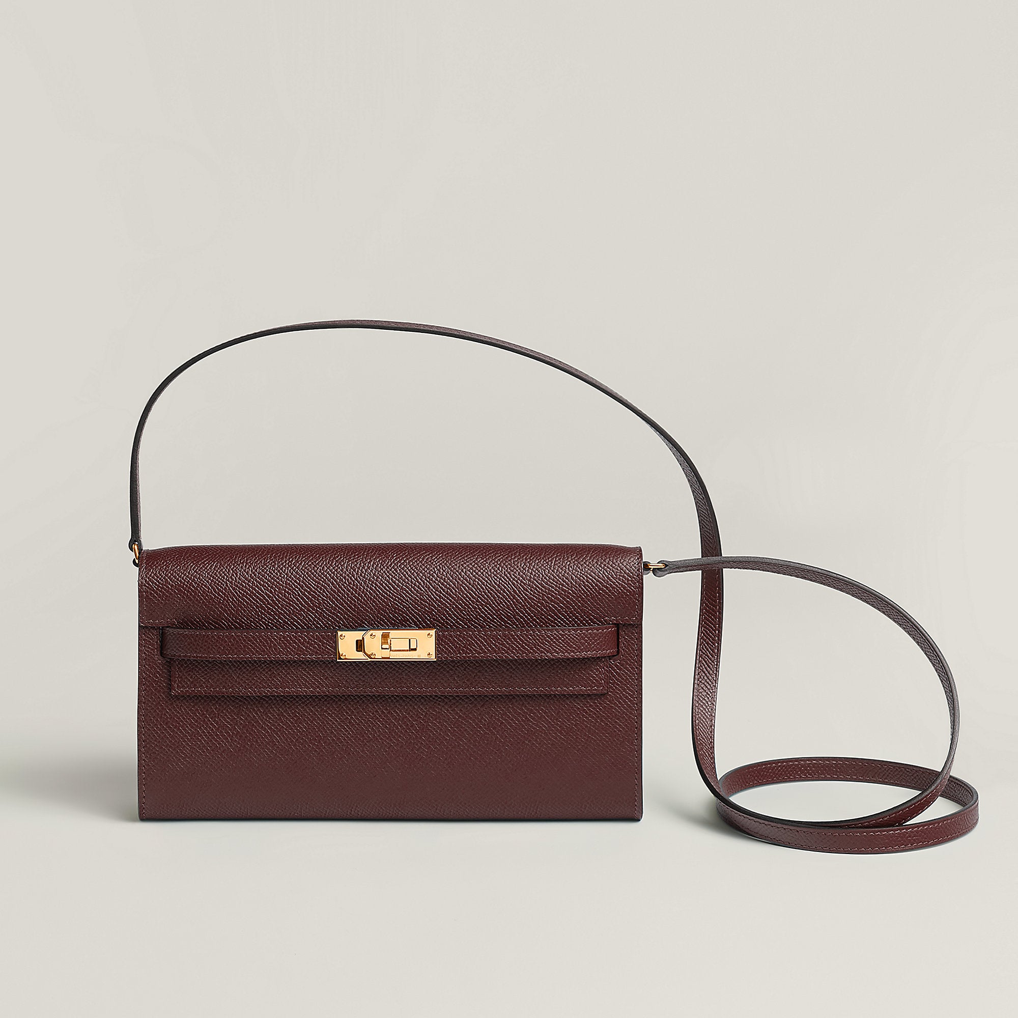 Hermes Kelly Classique To Go Wallet Rouge Sellier