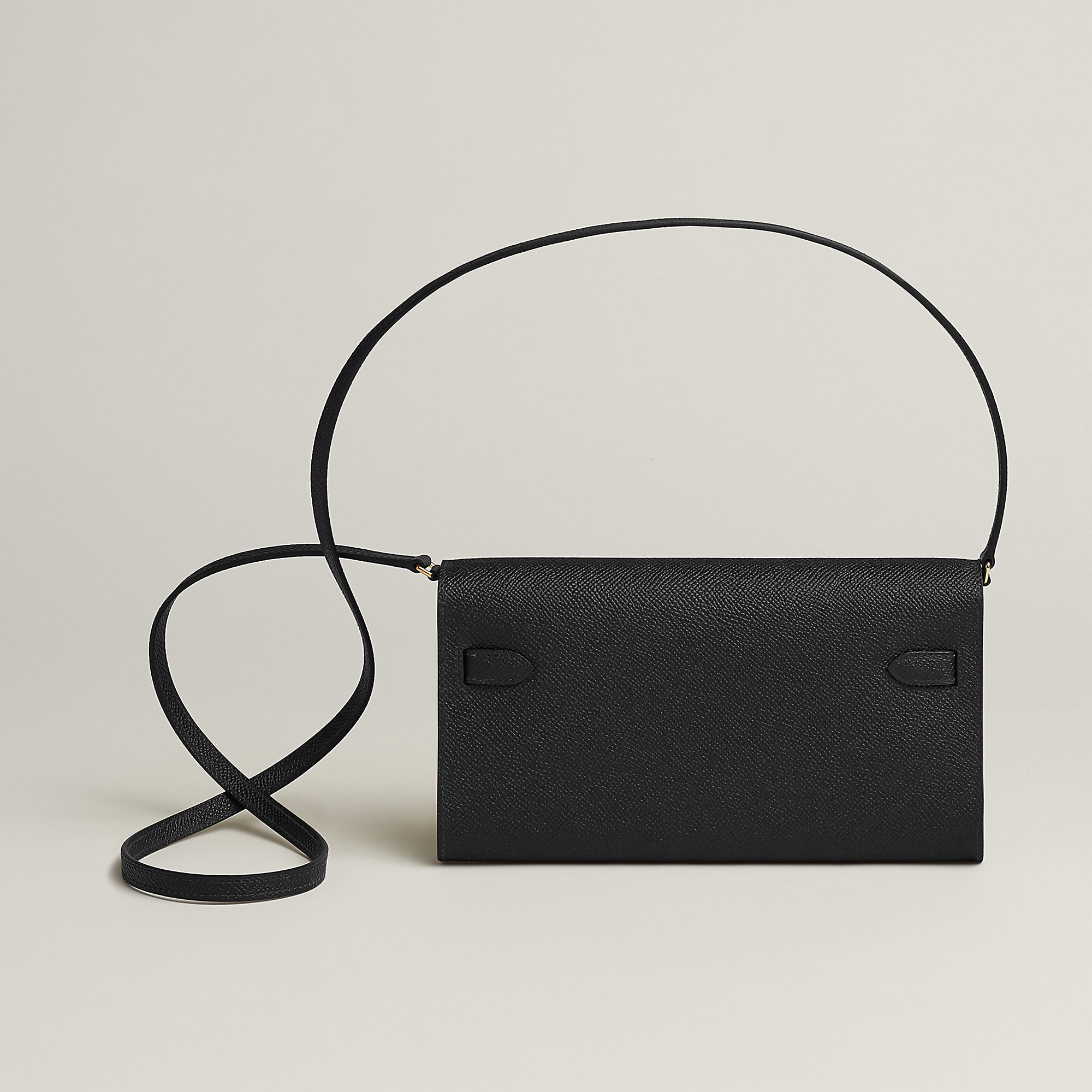 Hermes Kelly Classique To Go Wallet Noir