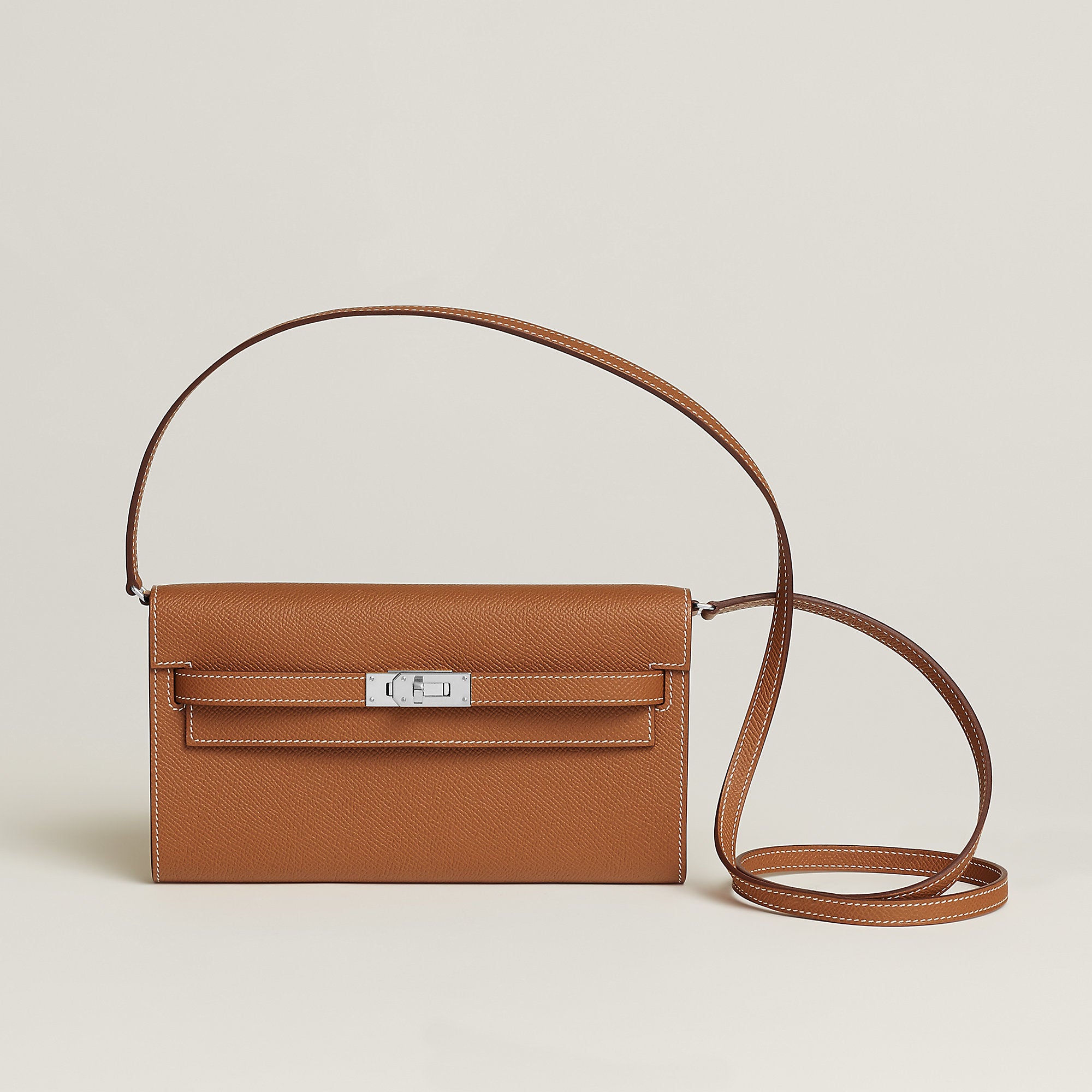 Hermes Kelly Classique To Go Wallet Gold
