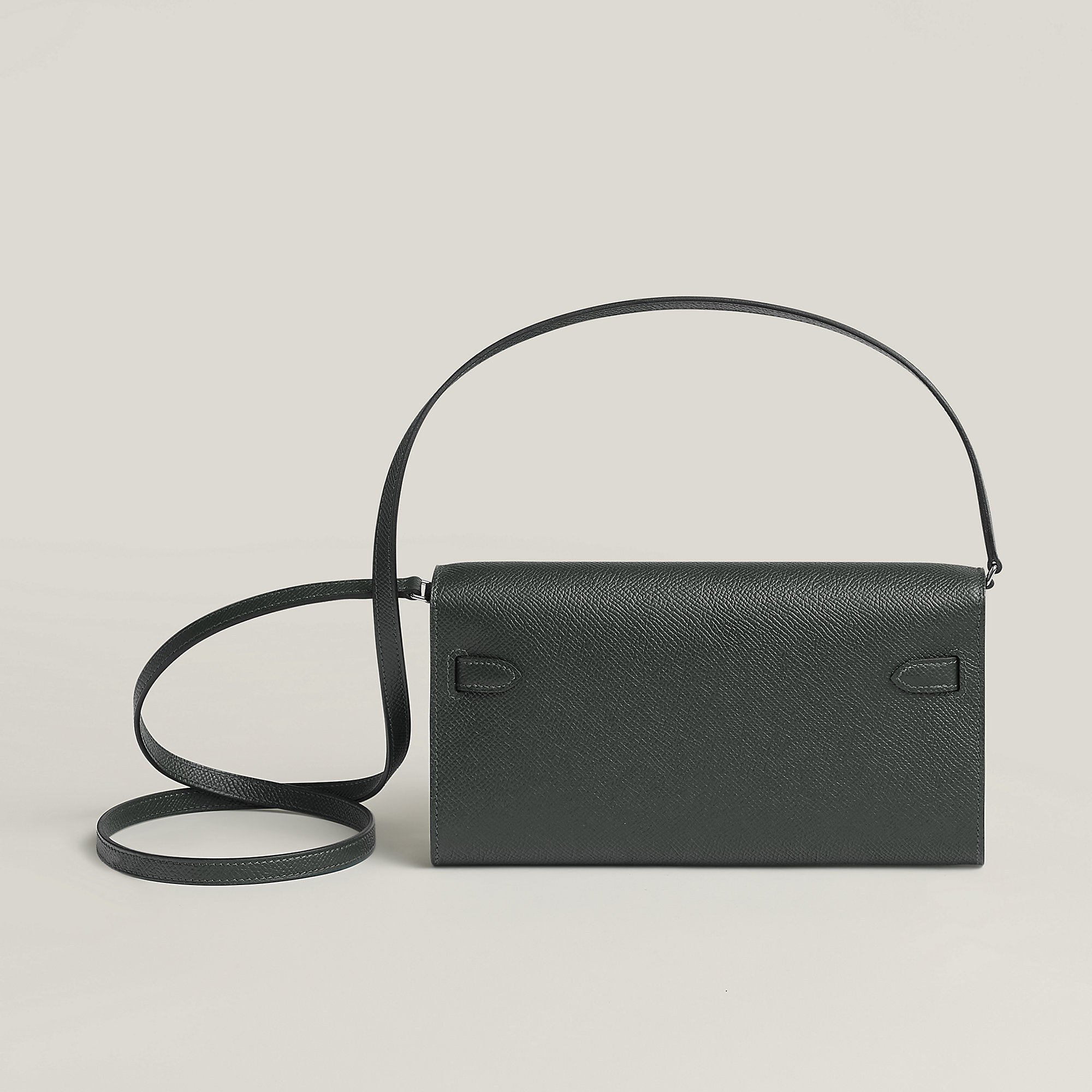 Hermes Kelly Classique To Go Wallet Vert Mangrove