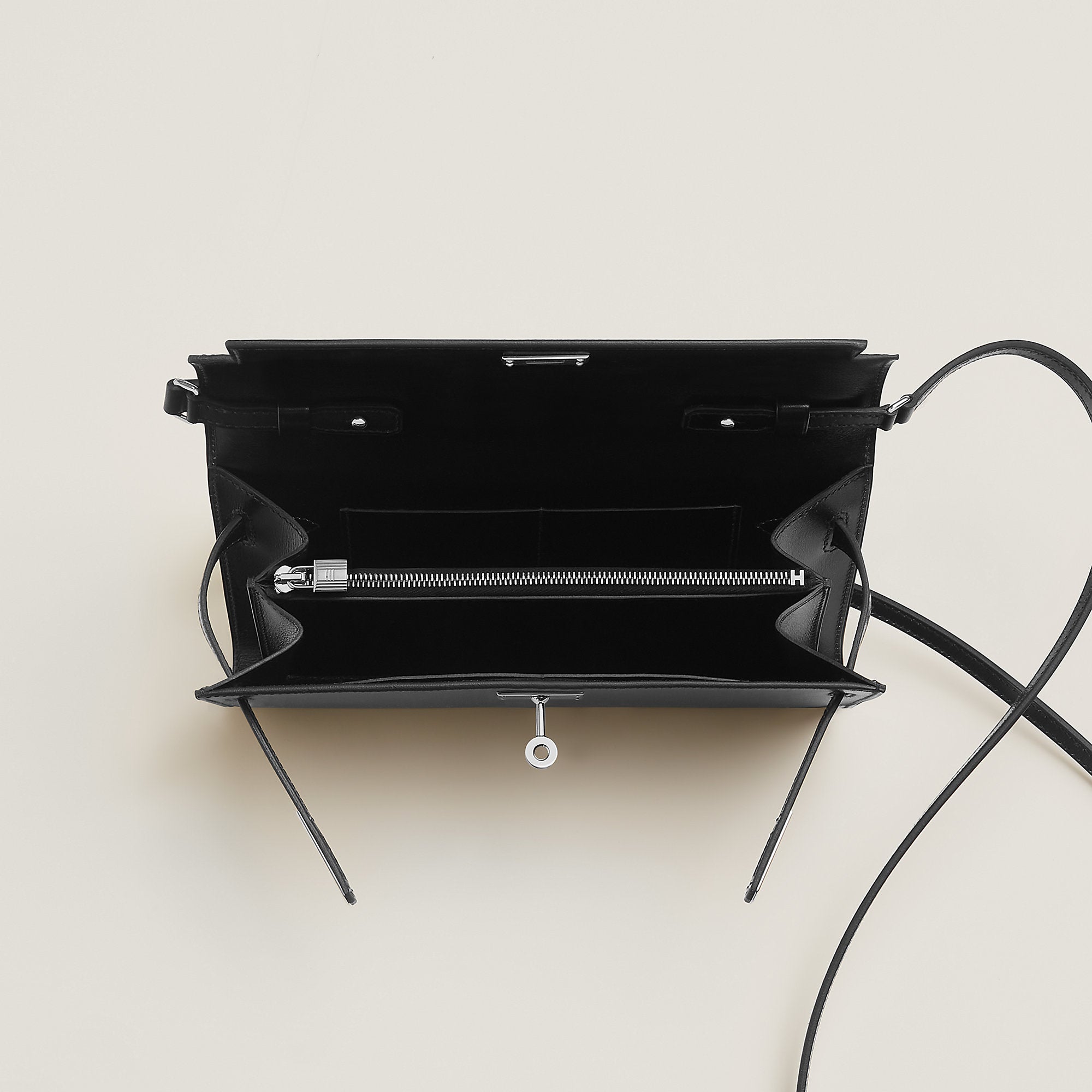 Hermes Kelly Classique To Go Wallet Noir