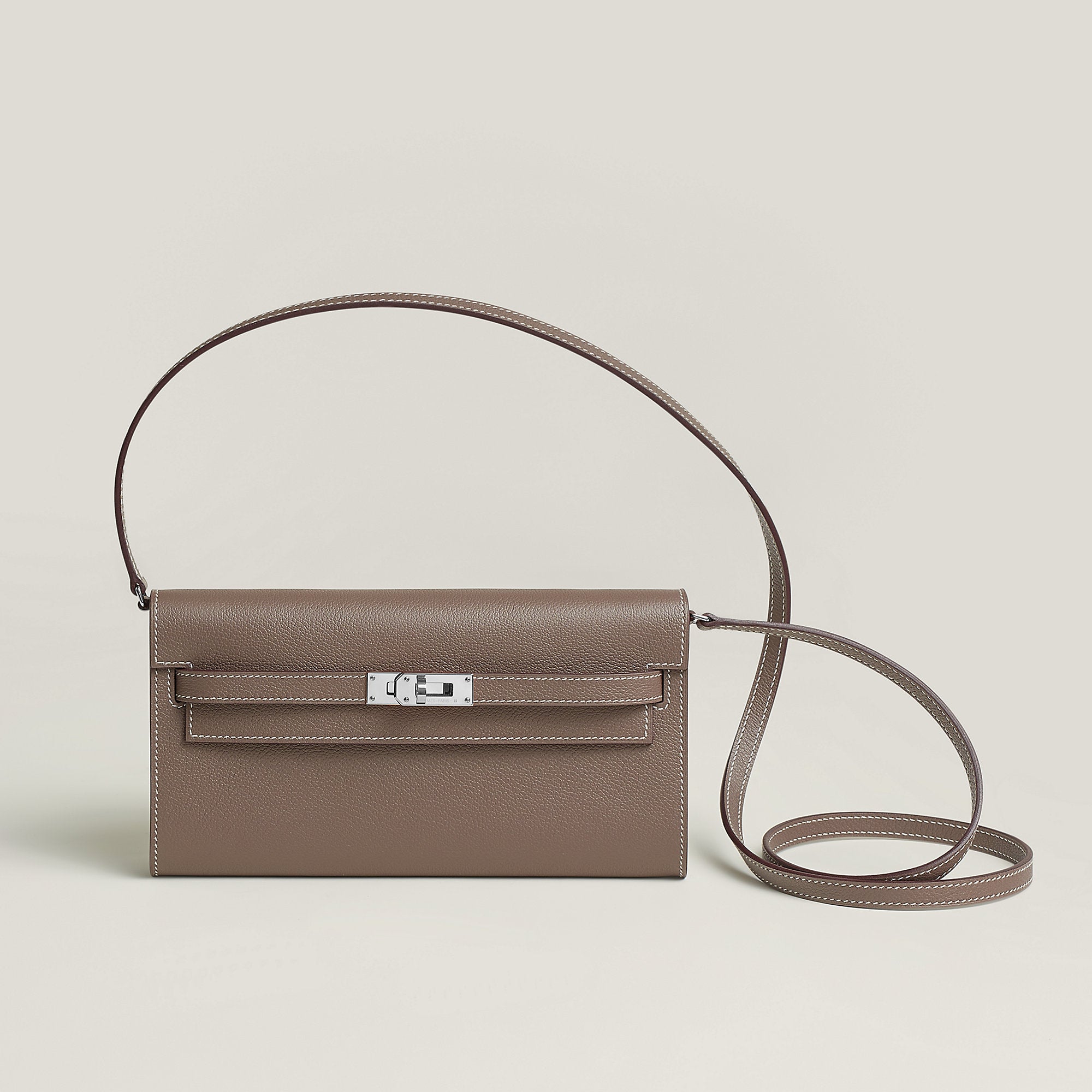 Hermes Kelly Classique To Go Wallet Toupe