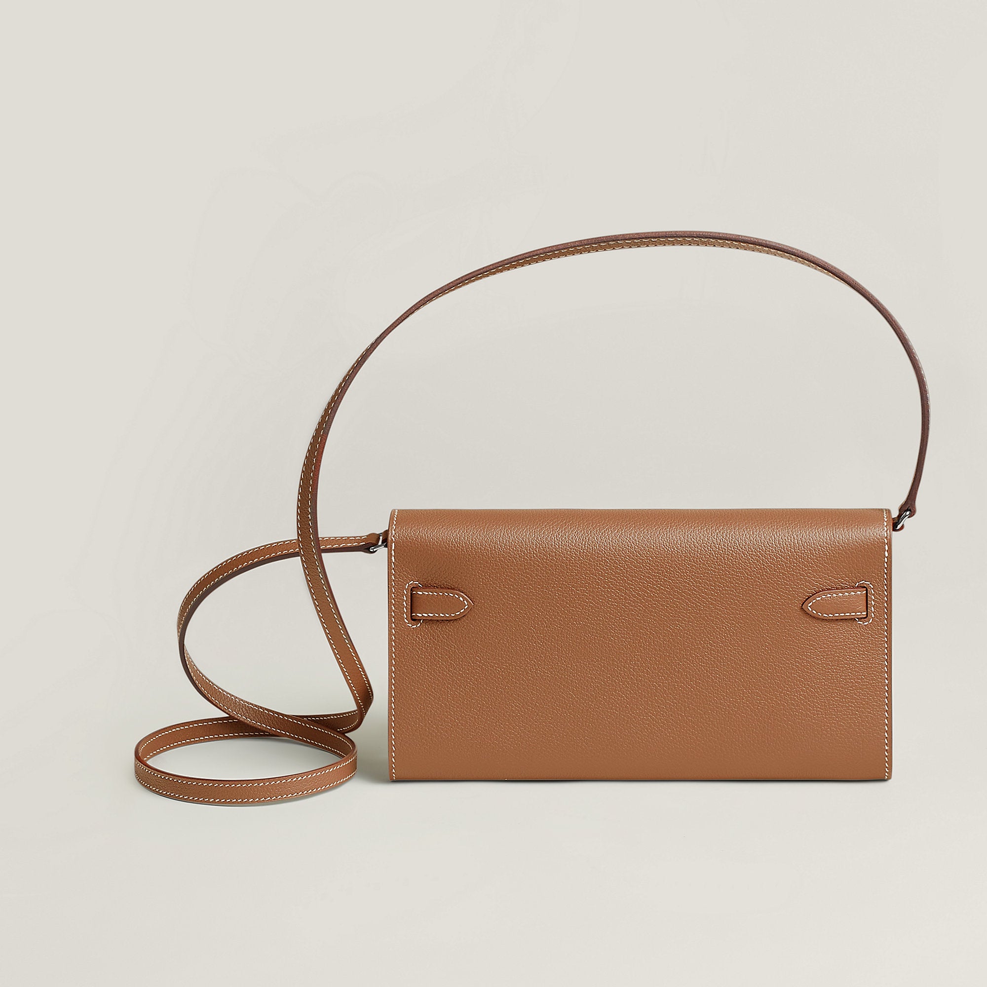 Hermes Kelly Classique To Go Wallet Gold