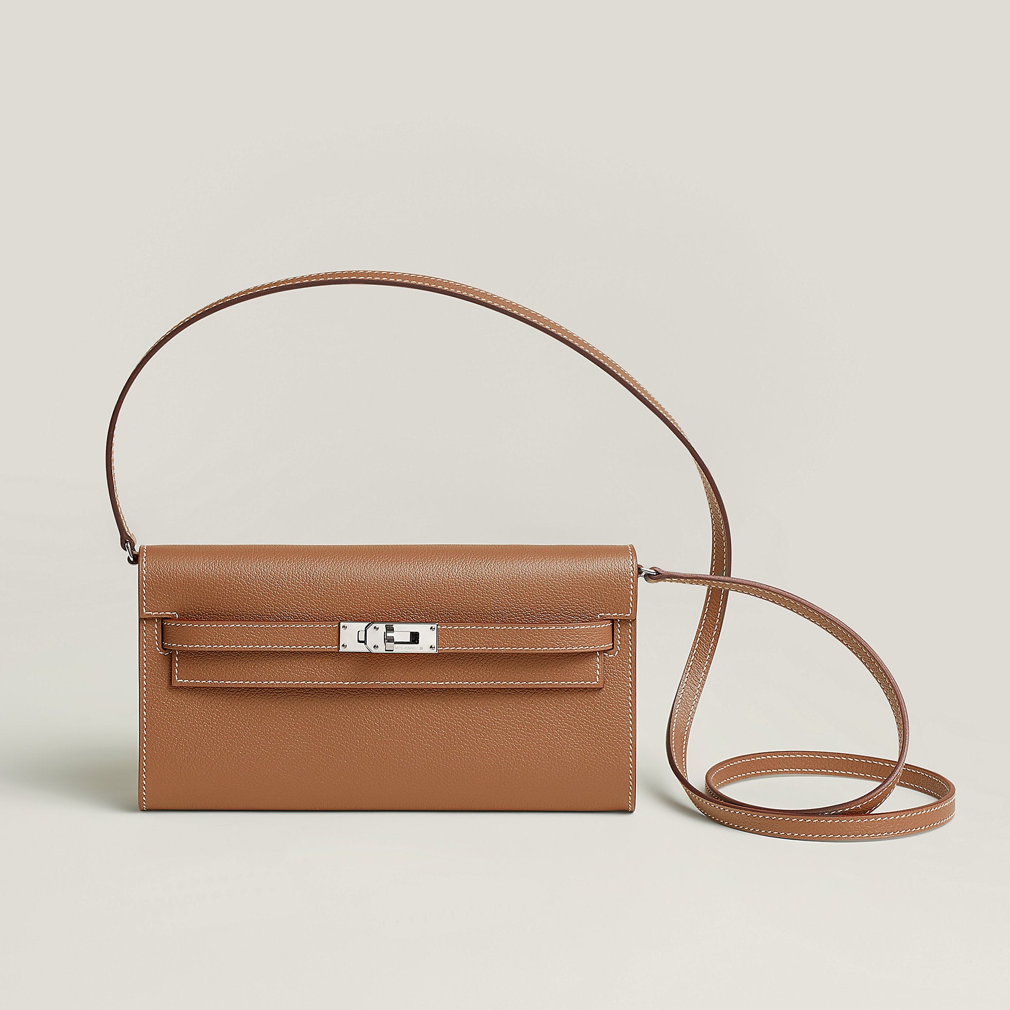Hermes Kelly Classique To Go Wallet Gold