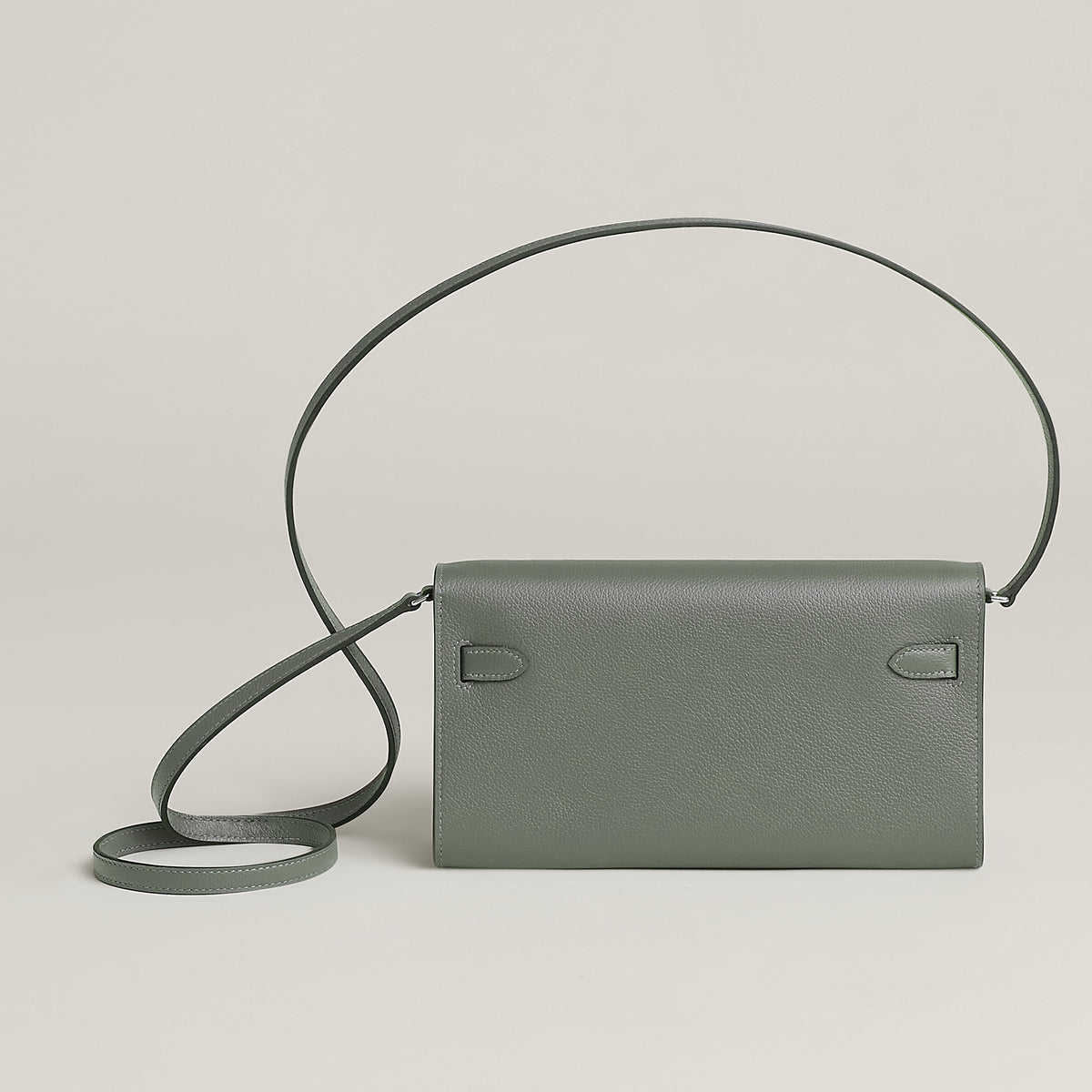 Hermes Kelly Classique To Go Wallet Vert Amande