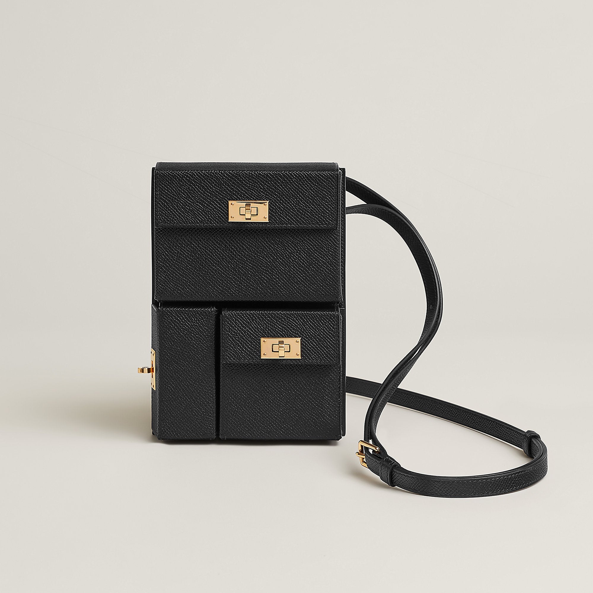 Hermes Kelly Multipocket To Go Pouch Noir