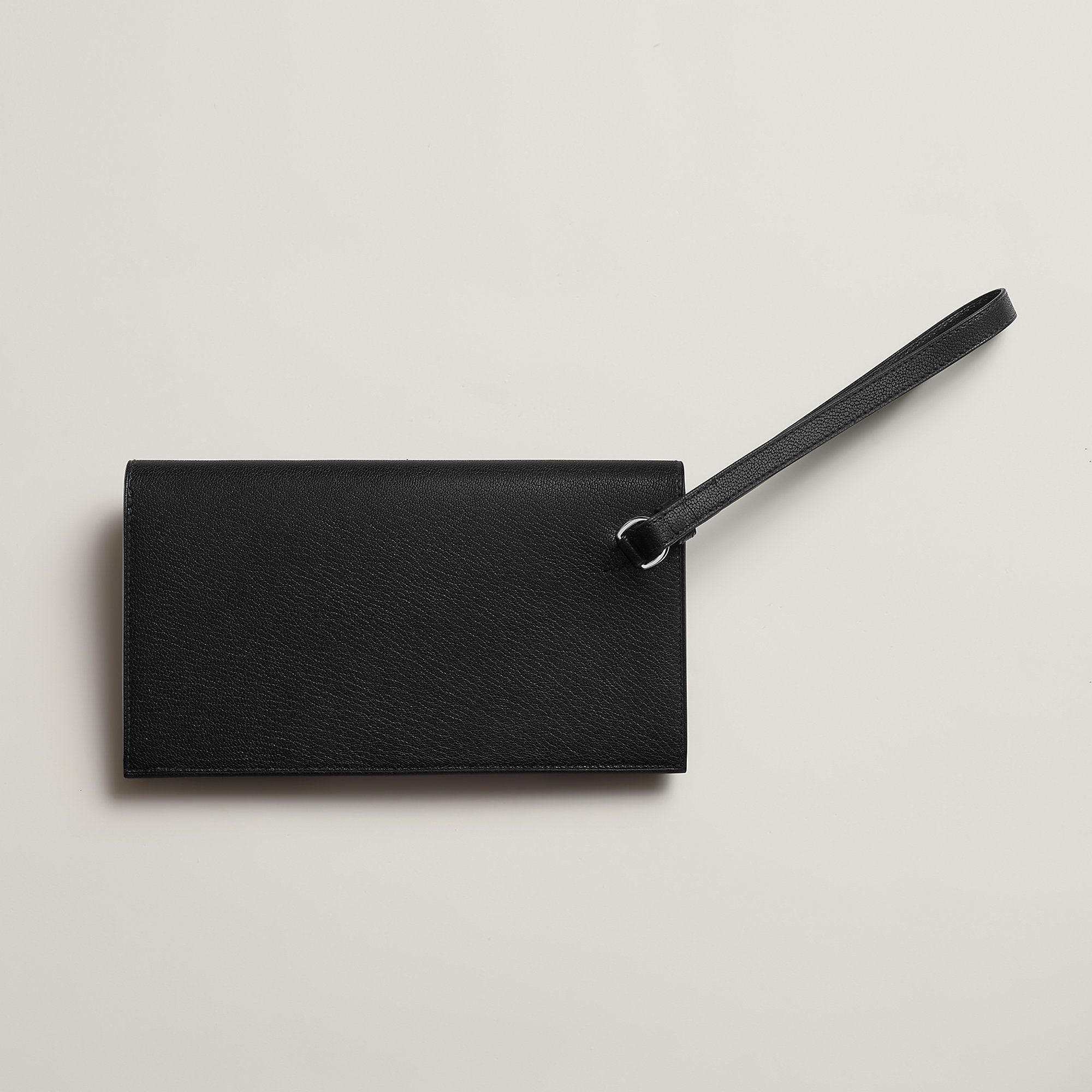 Hermes Kelly Pocket Long Electrum Wallet Noir