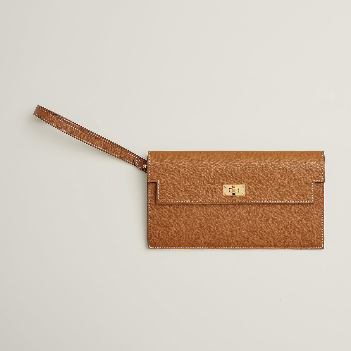 Hermes Kelly Pocket Long Wallet Gold