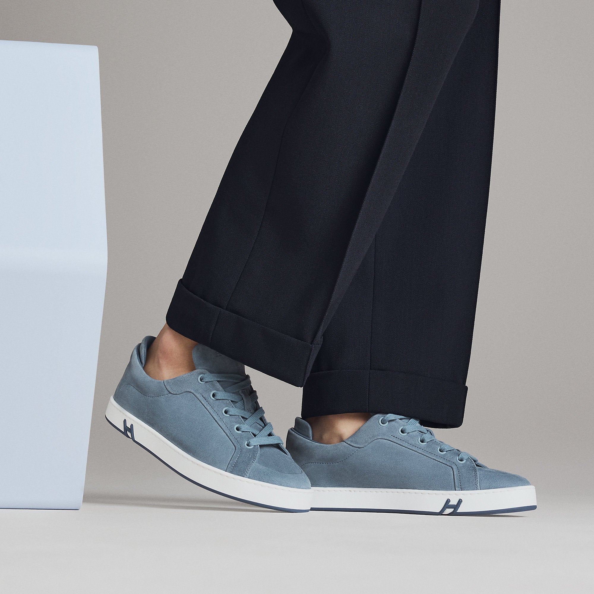 Hermes Kid Sneaker Bleu Mer