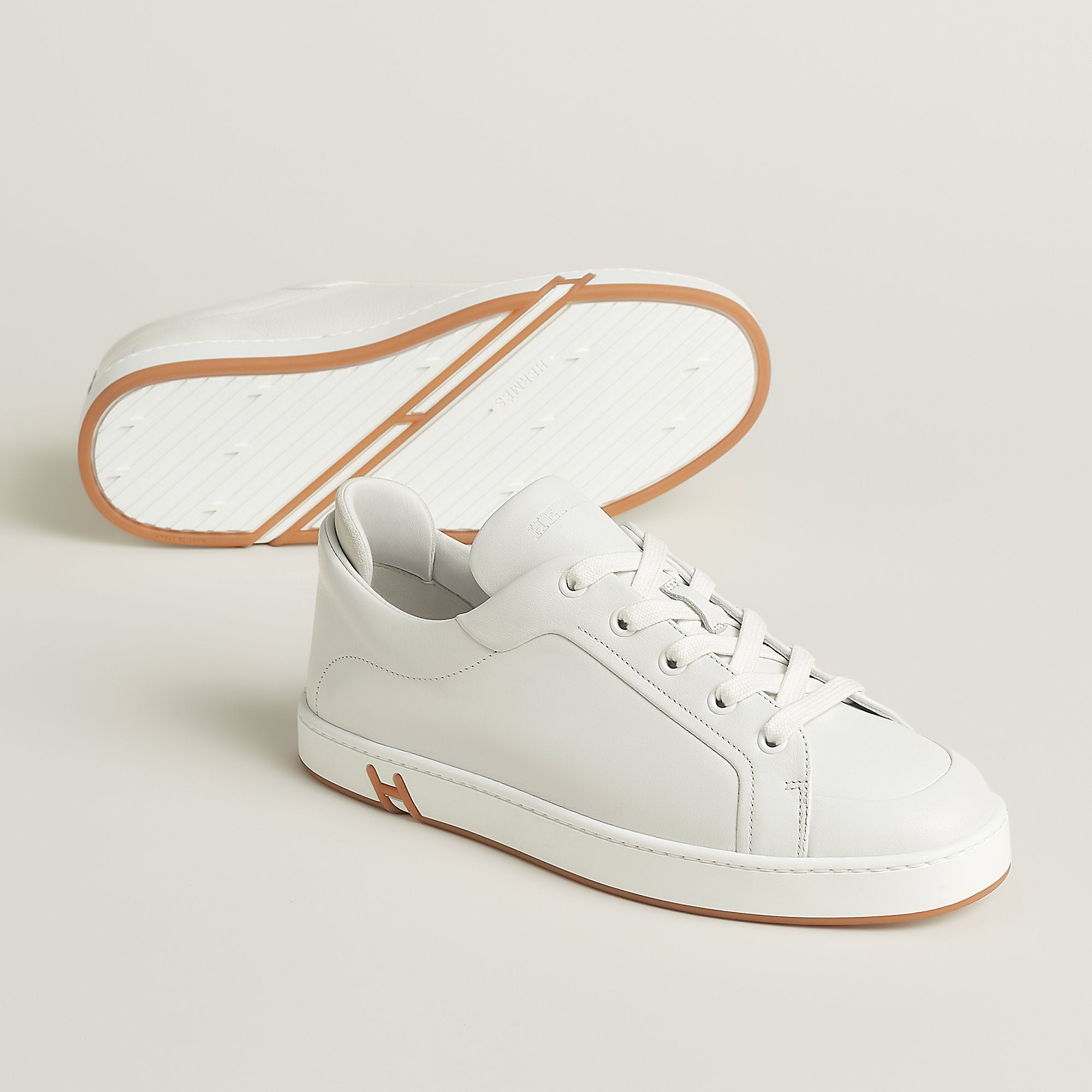 Hermes Kid Sneaker Blanc