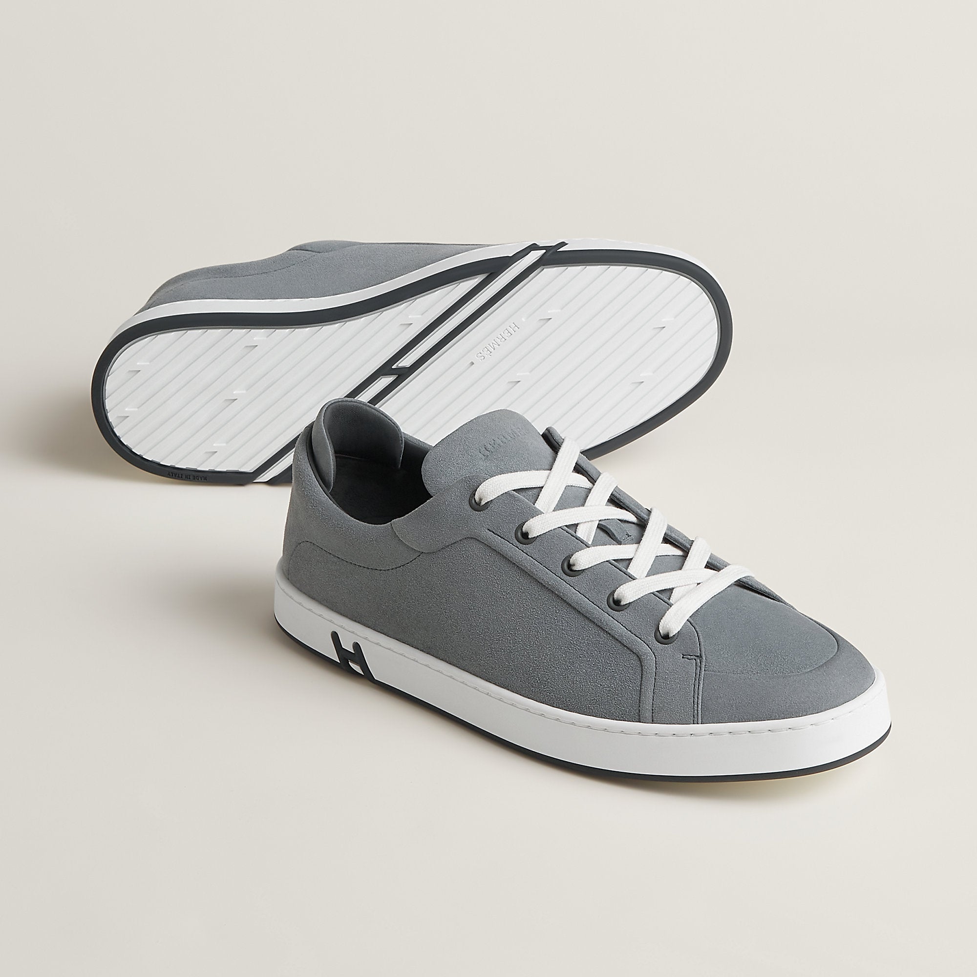 Hermes Kid Sneaker Gris Orage