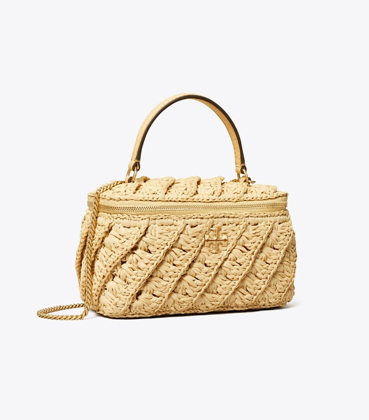 Kira Crochet Vanity Case Natural Natural