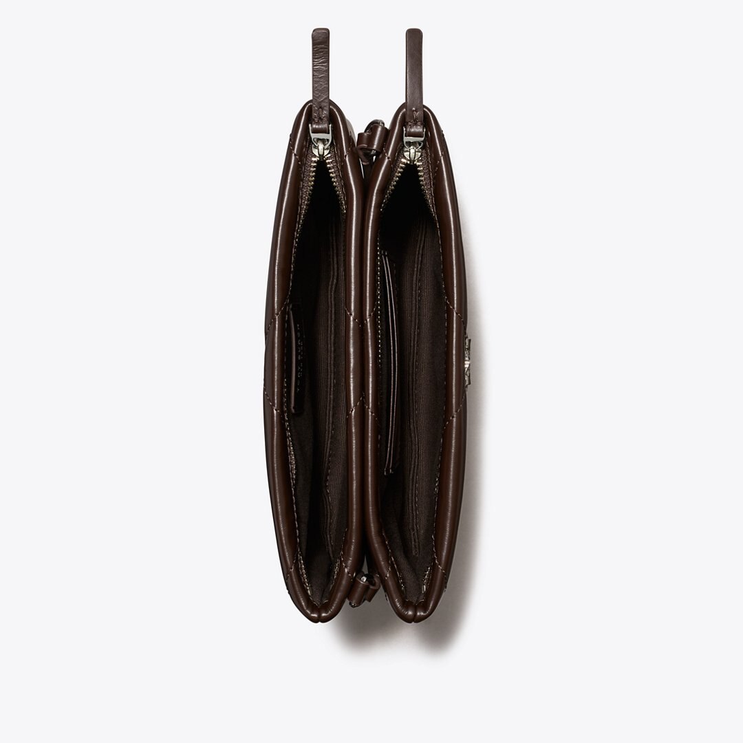 Tory Burch Kira Diamond Quilt Crossbody Bag Cocoa