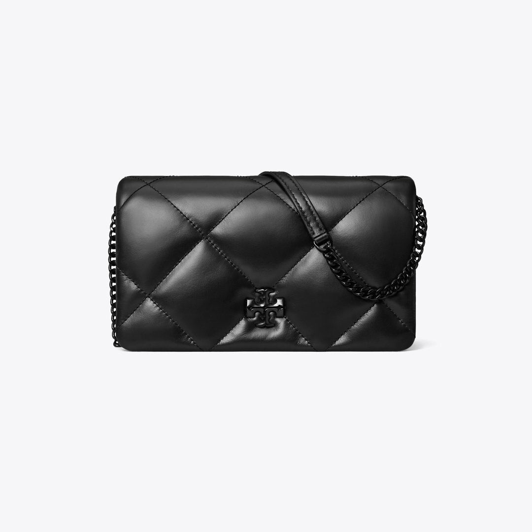 Tory Burch Kira Diamond Quilt Crossbody Black