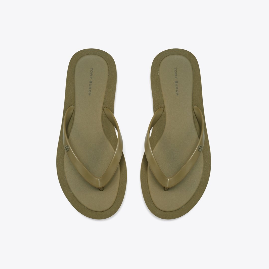 Tory Burch Kira Padded Flip-Flop WILD OLIVE / WILD OLIVE