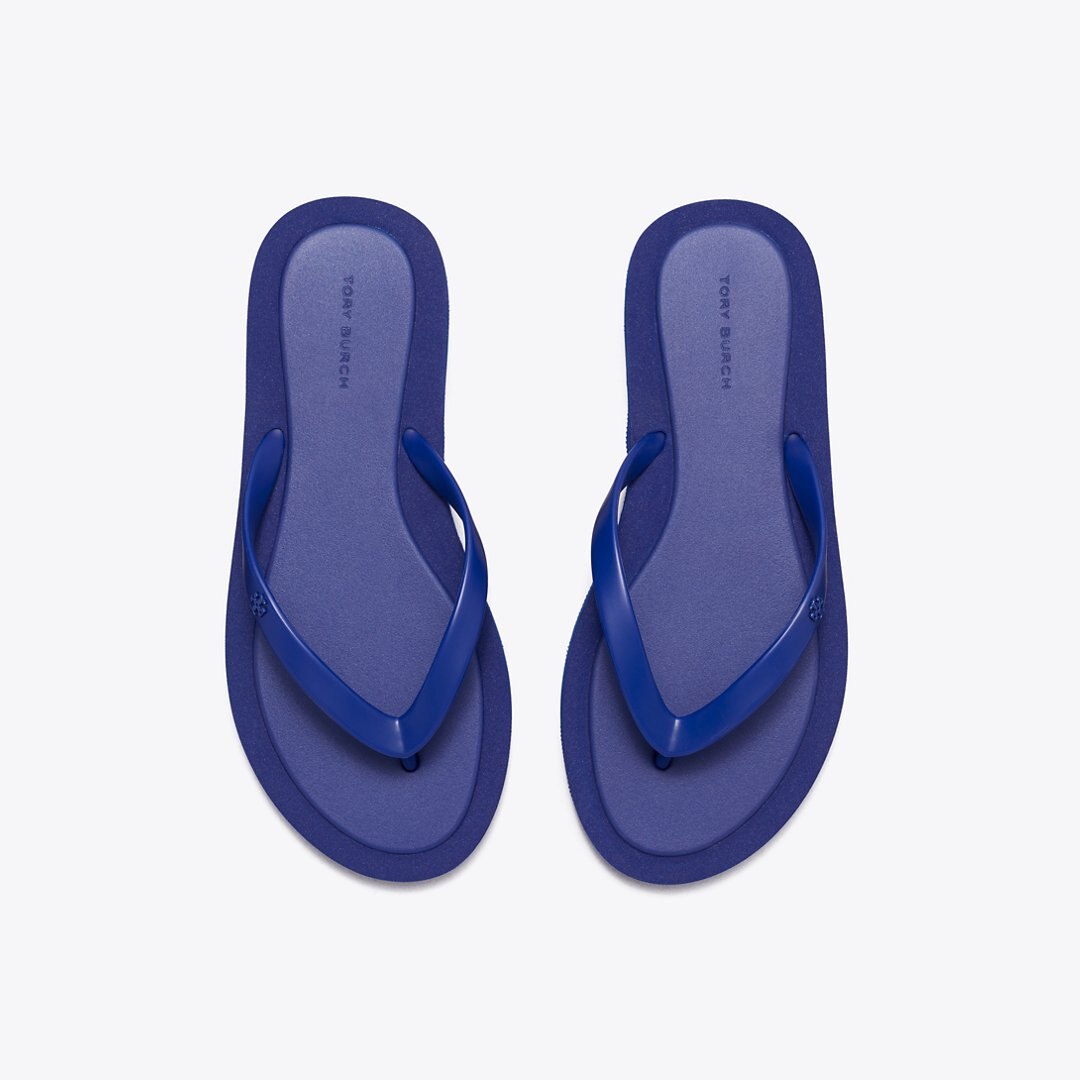 Tory Burch Kira Padded Flip-Flop BALLPOINT BLUE / BALLPOINT BLUE