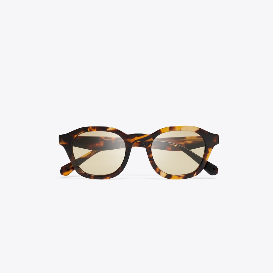 Tory Burch Kira Round Sunglasses TORTOISE/YELLOW
