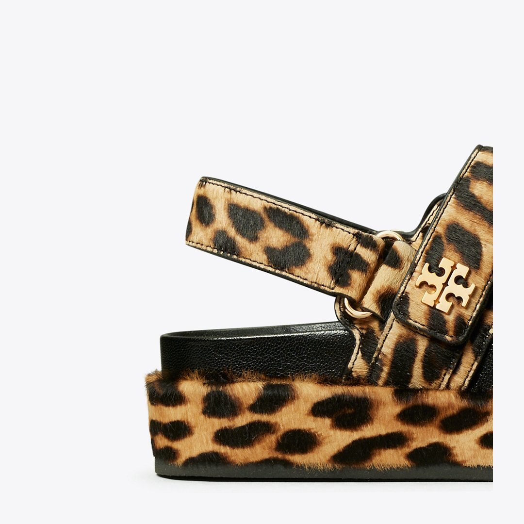 Tory Burch Kira Sport Sandal CLASSIC LEOPARD