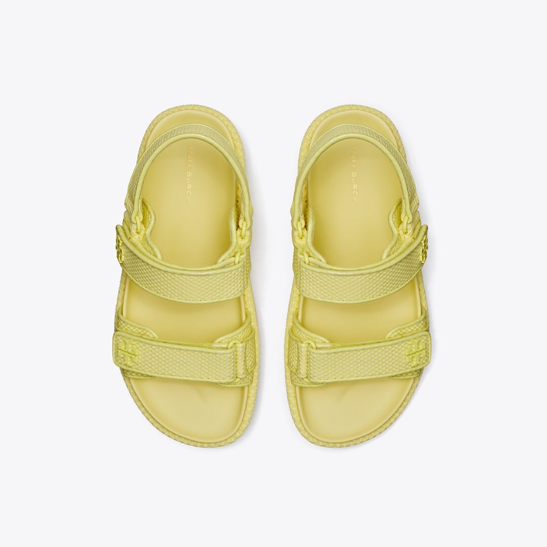 Tory Burch Kira Sport Sandal LEMON MIST / NEW IVORY