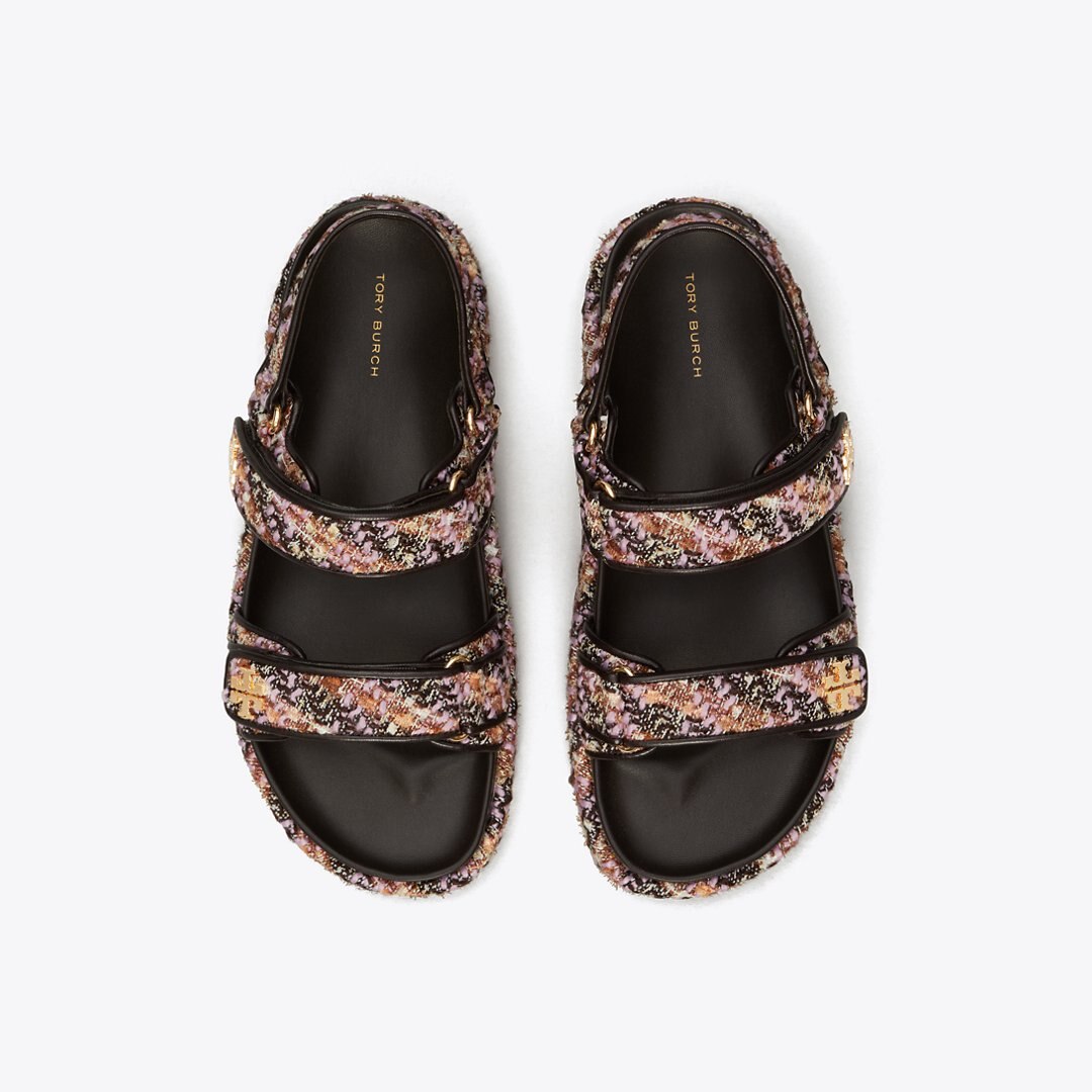 Tory Burch Kira Sport Sandal ROSA MULTI / COCOA