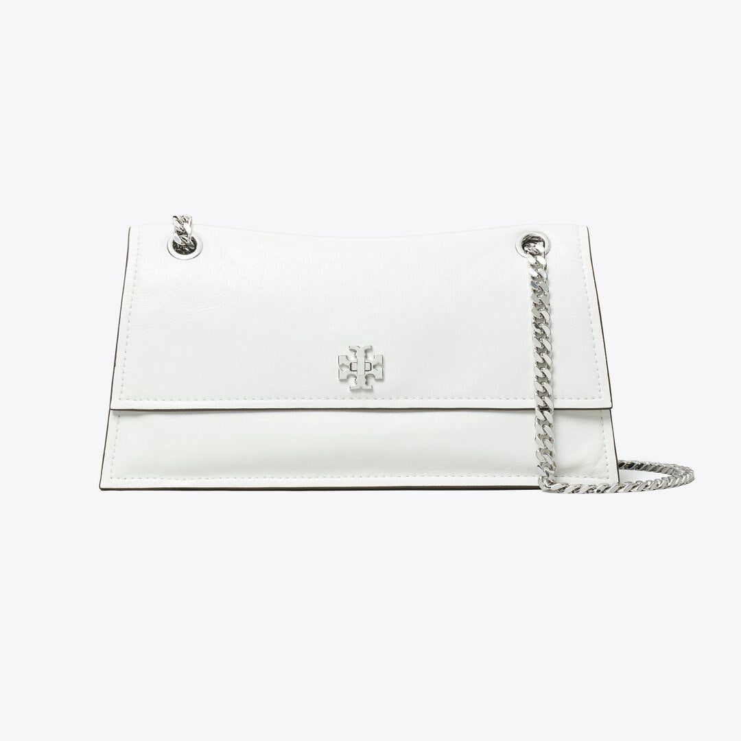 Tory Burch Kira Turnlock Shoulder Bag BIANCO