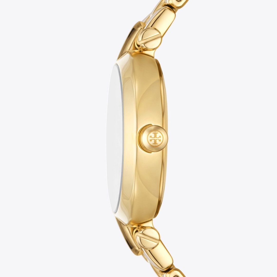 Tory Burch Kira Watch IVORY/GOLD