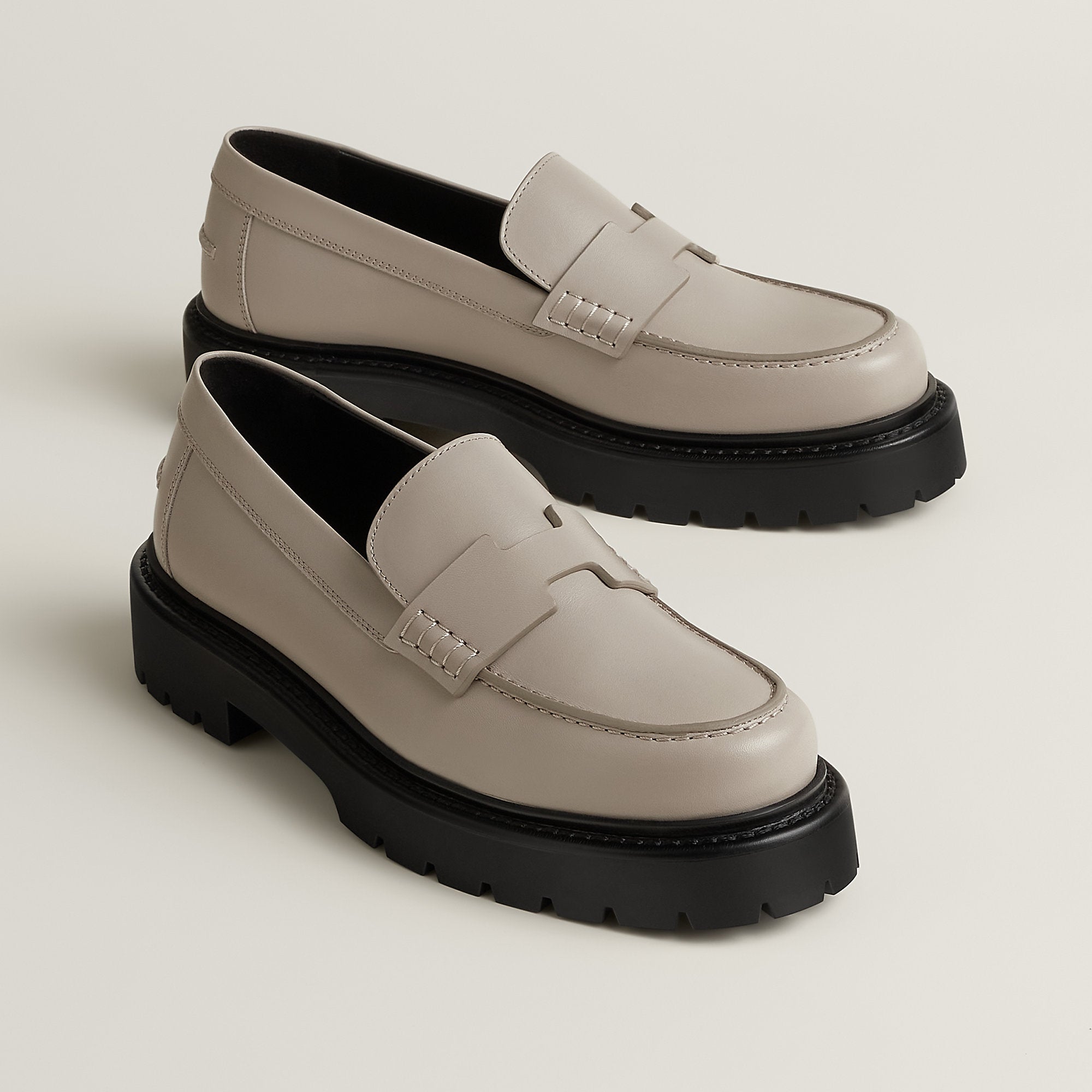 Hermes Klement Loafer Beige Galet
