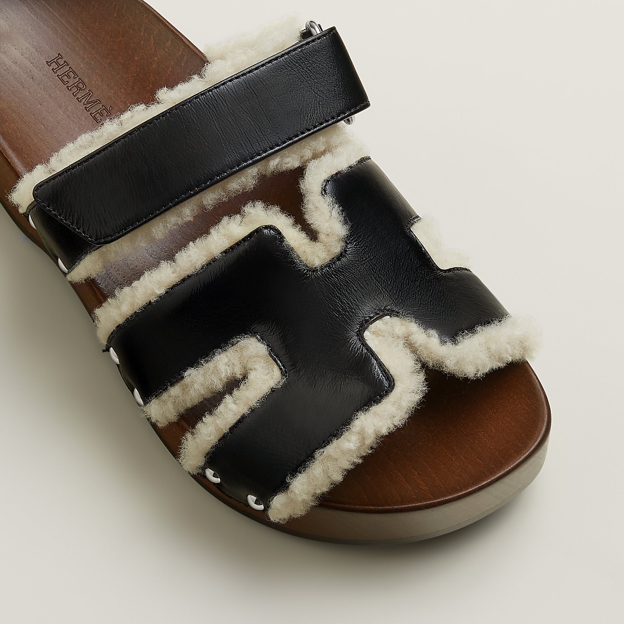 Hermes Kos Clog Noir