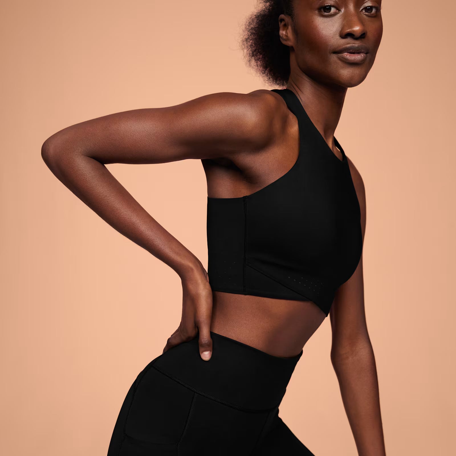 On Race Crop Black | Eclipse (Women'S)