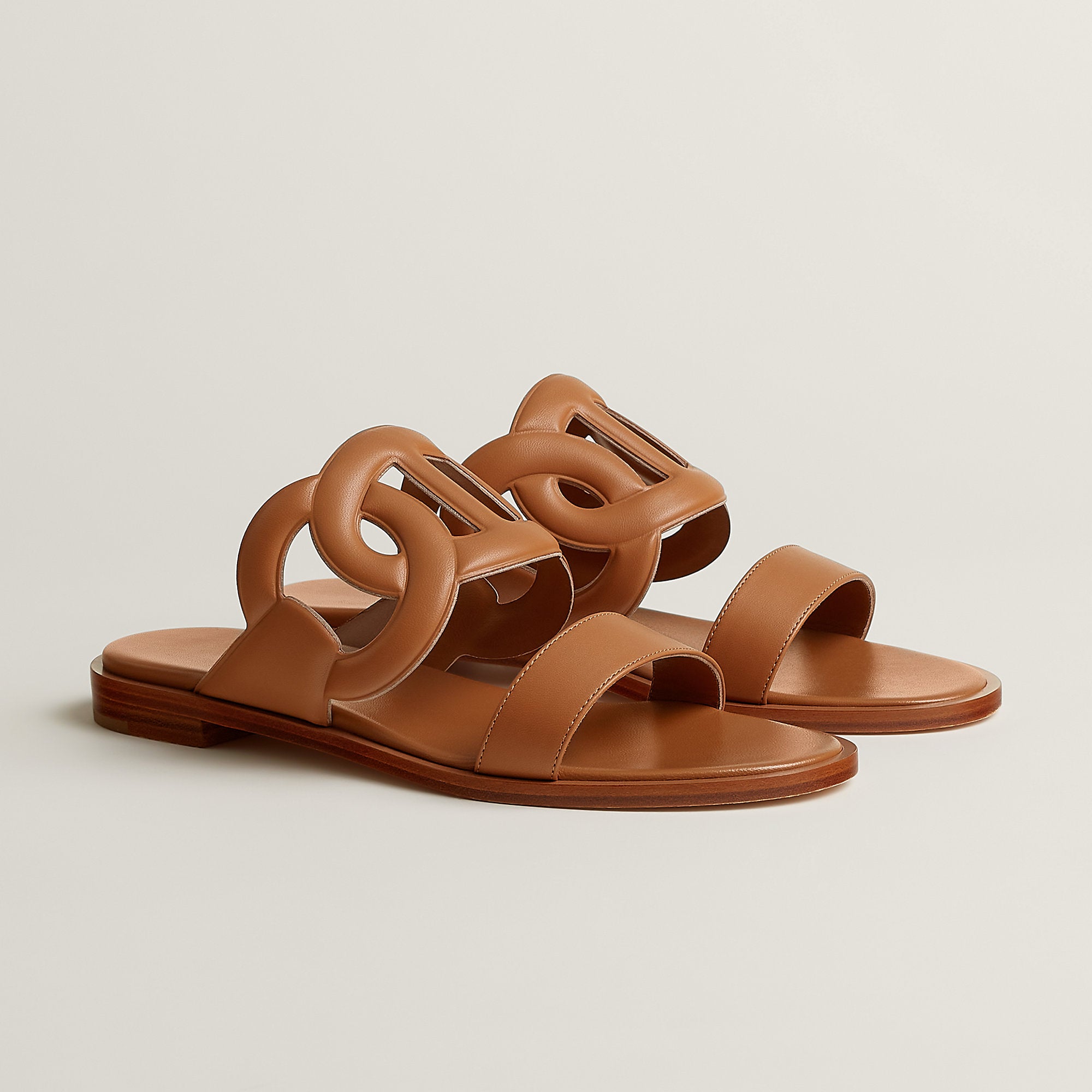 Hermes Lagune Sandal Naturel