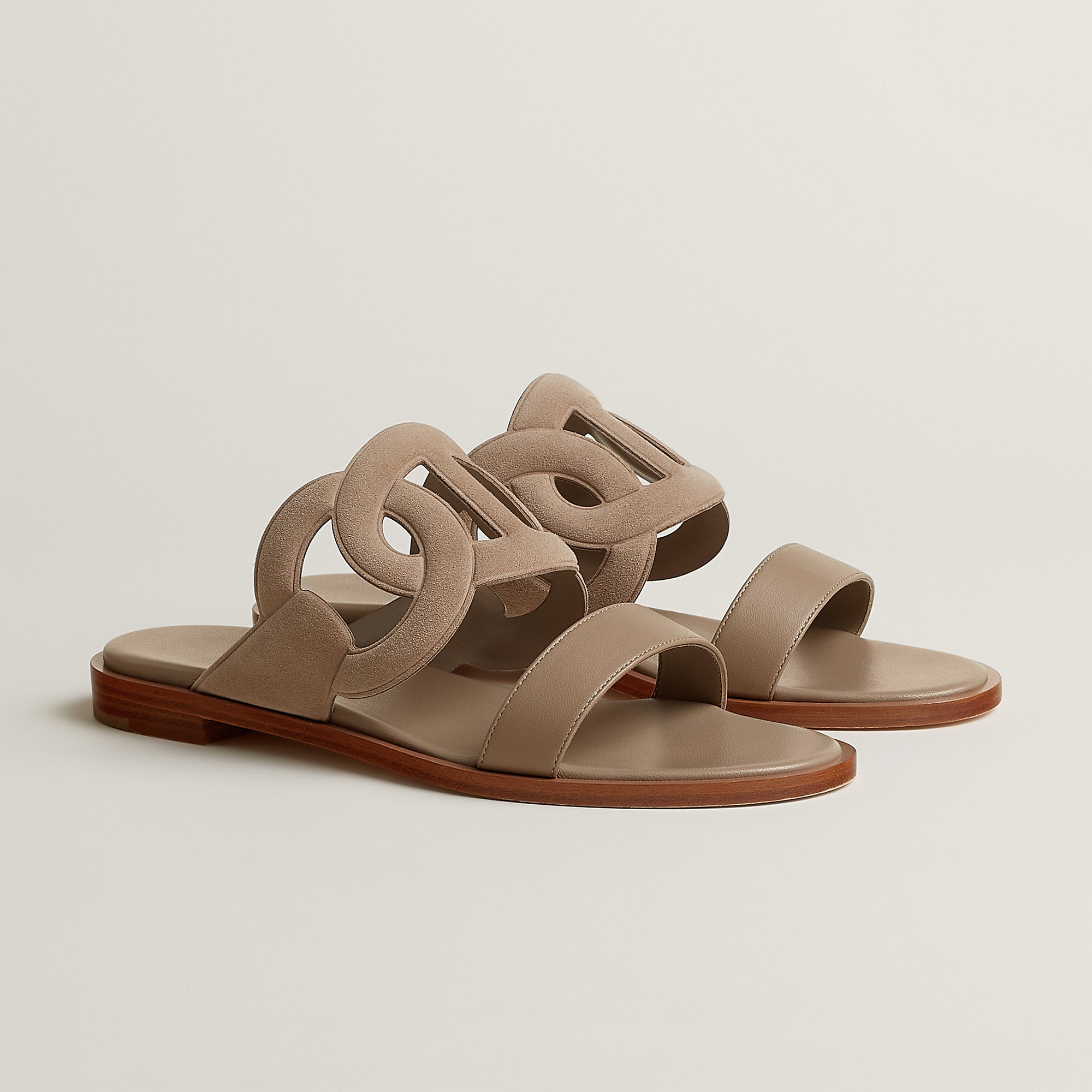Hermes Lagune Sandal Beige Sable