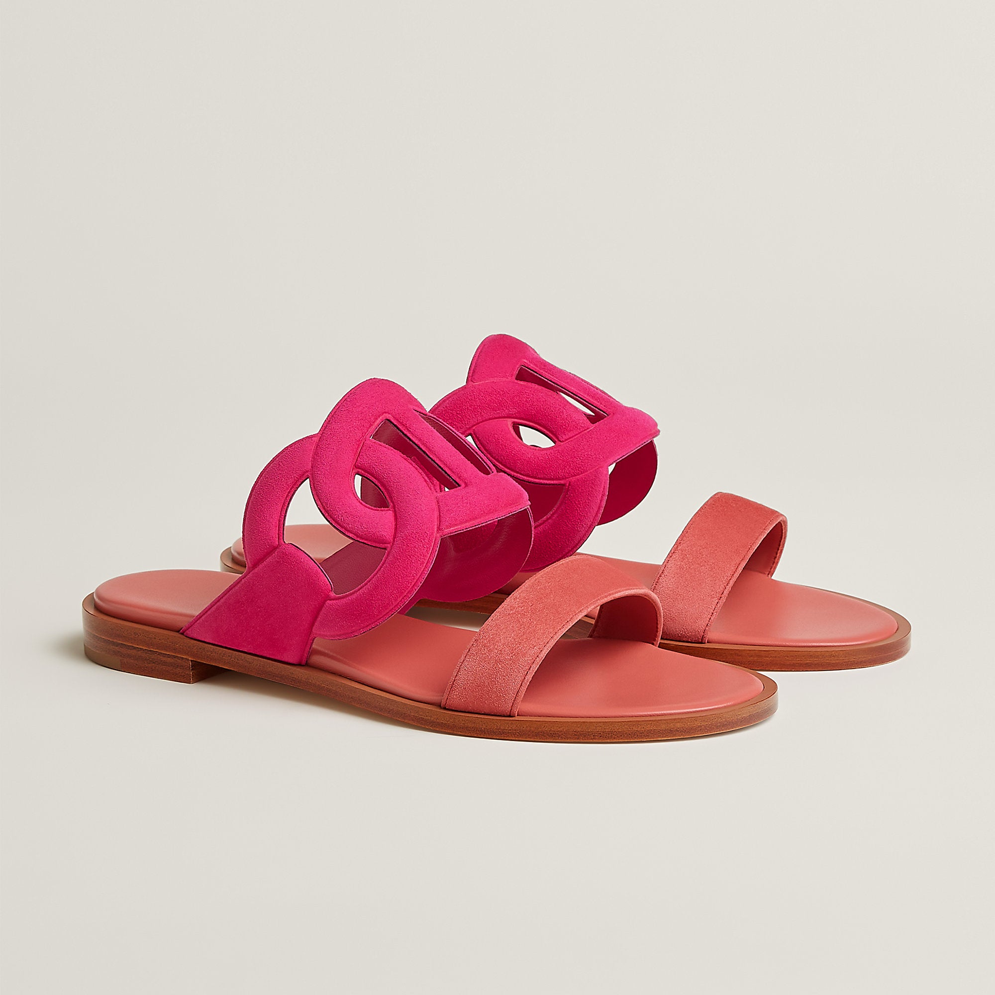 Hermes Lagune Sandal Rose Sakura