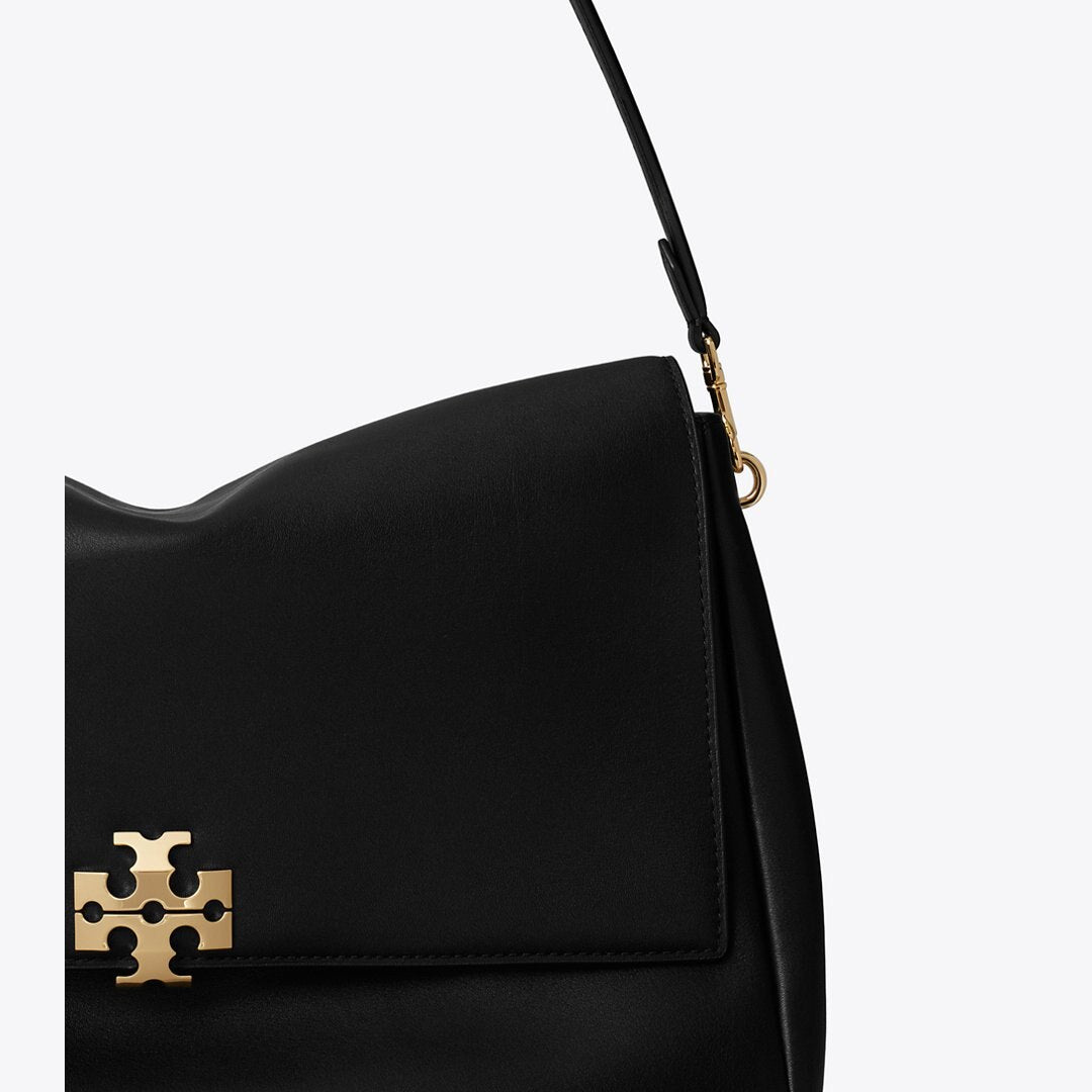Tory Burch Large Charlie Shoulder Bag Black