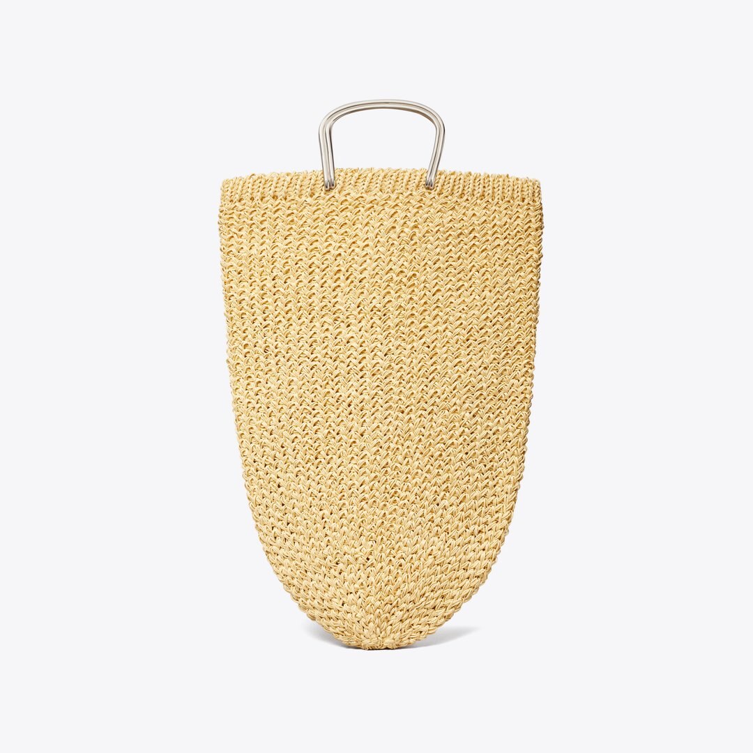 Tory Burch Large Crocheted Tote Natural