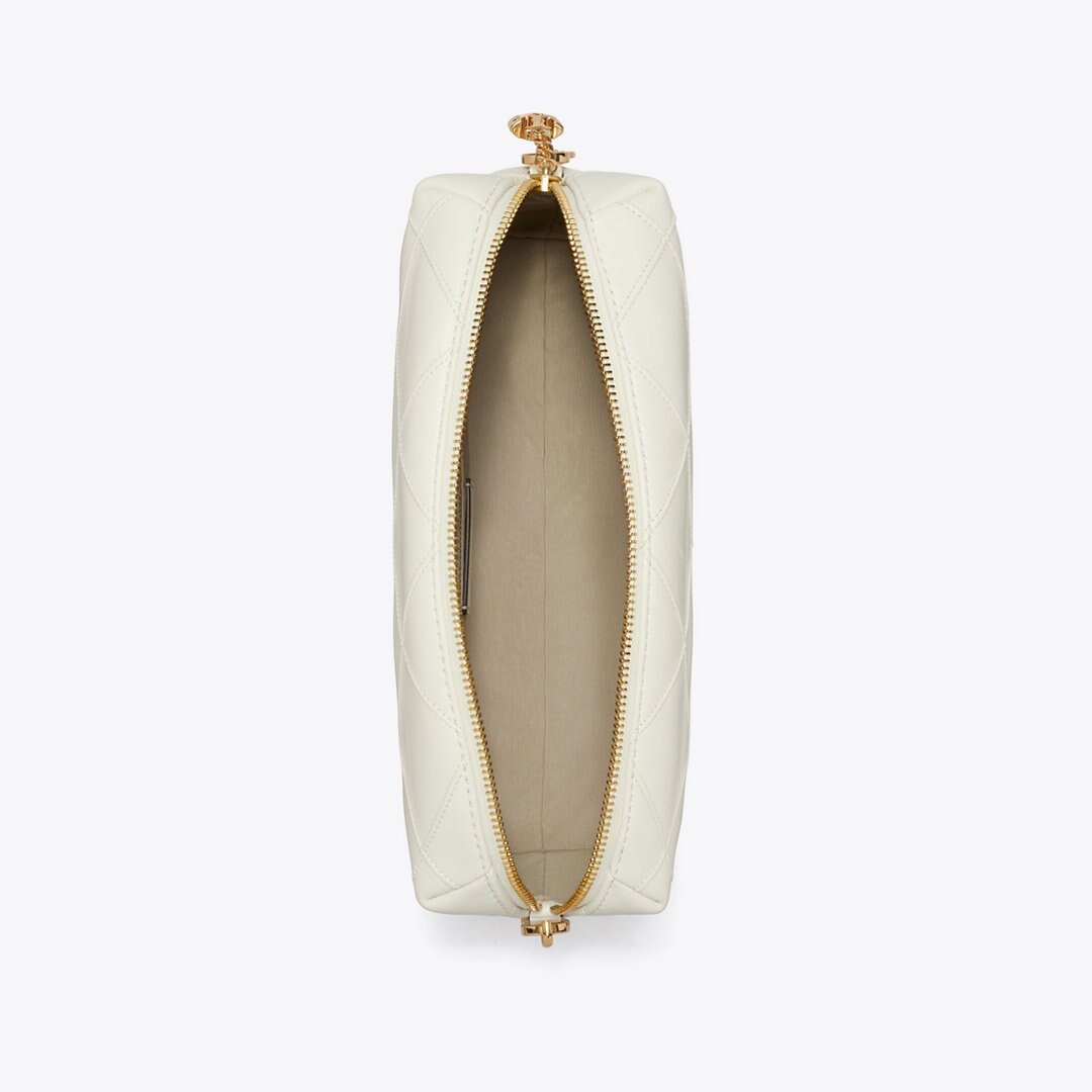 Tory Burch Large Fleming Soft Crossbody Bag Light Cream