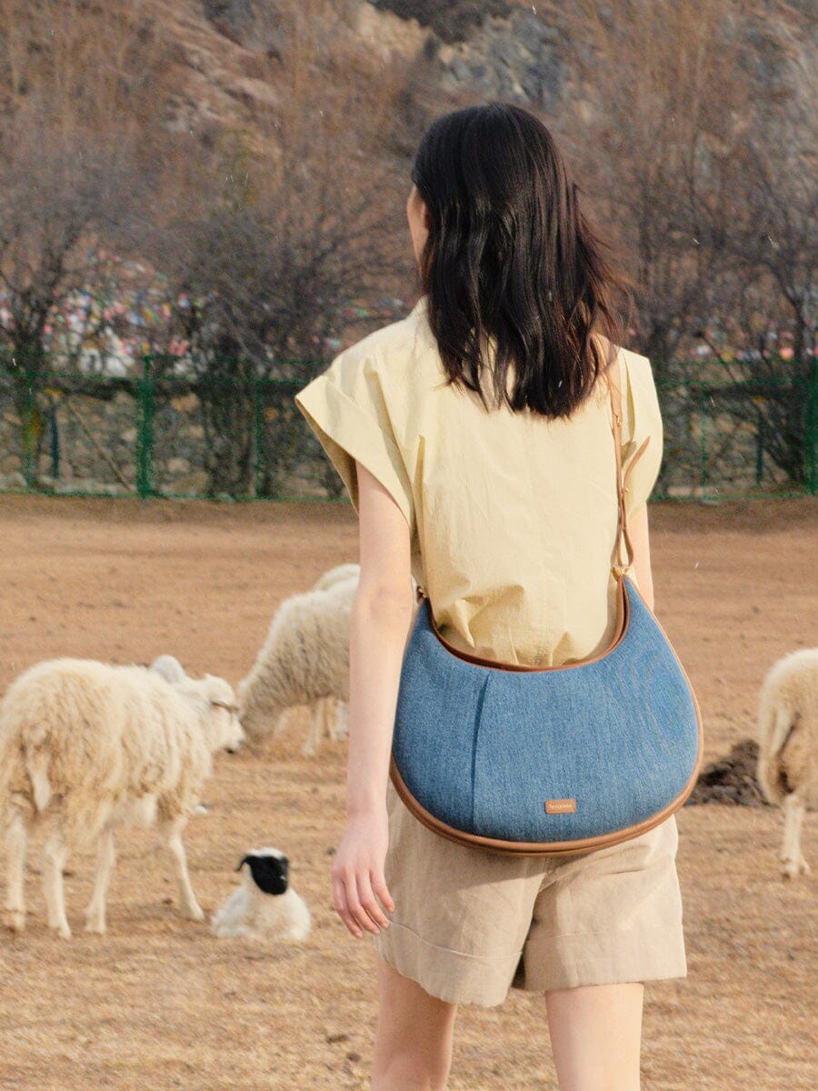 Songmont Large Luna Bag (New Version) Denim