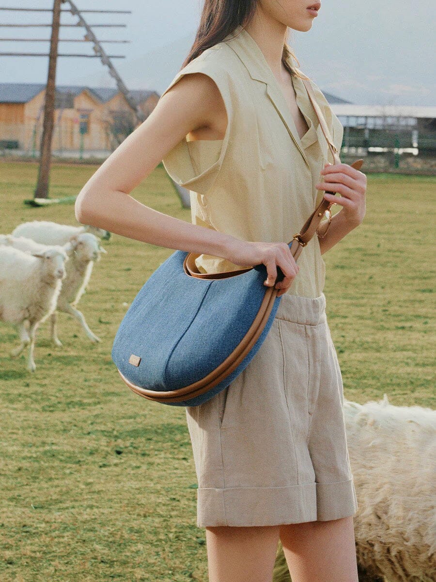 Songmont Large Luna Bag (New Version) Denim